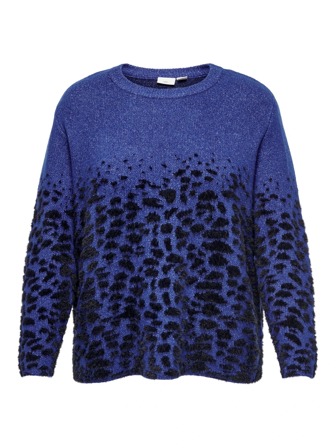 Anni O-Neck Knit Sodalite Blue Black - Only Carmakoma - Image 5