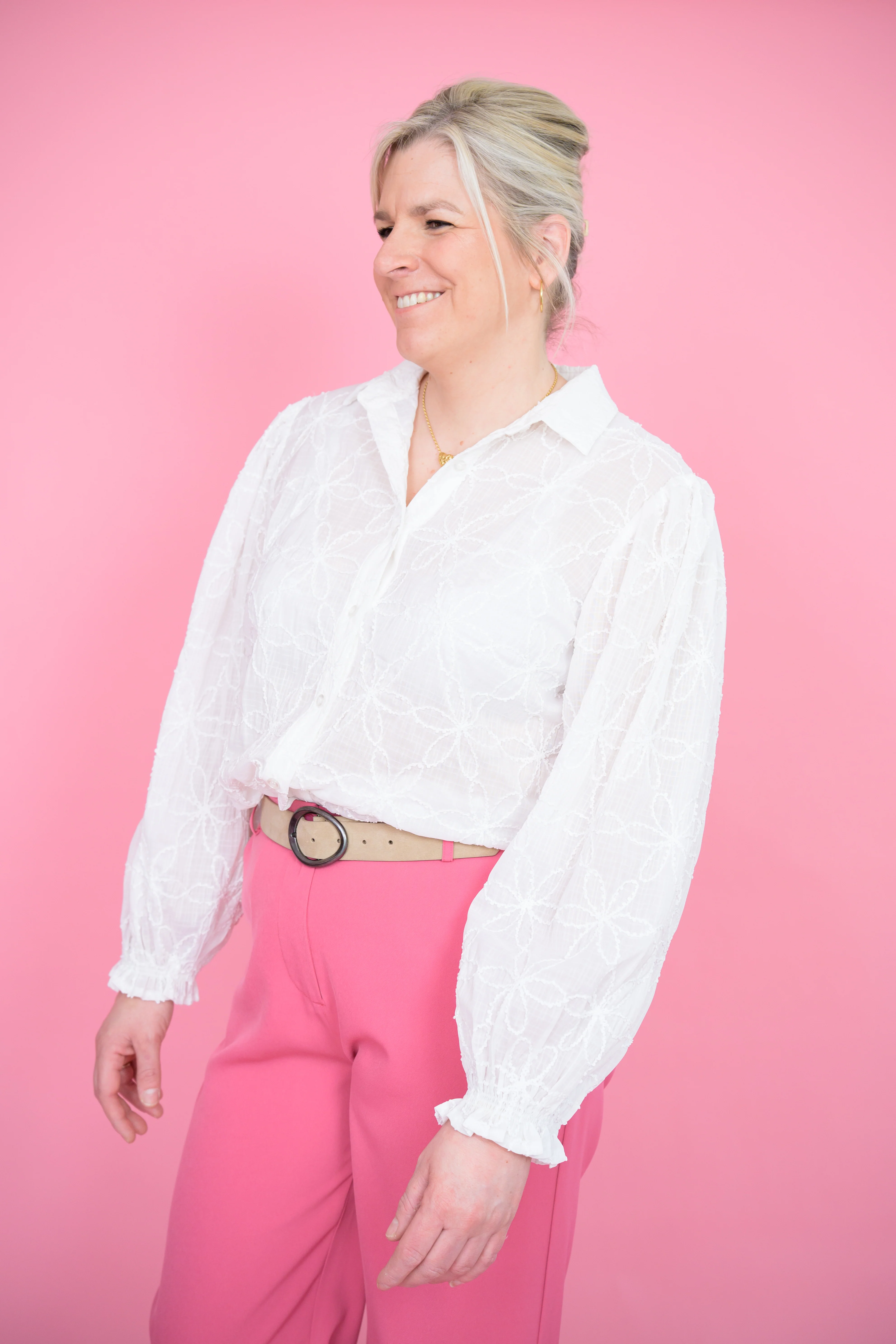 Blouse Isamae Off-White - Ydence