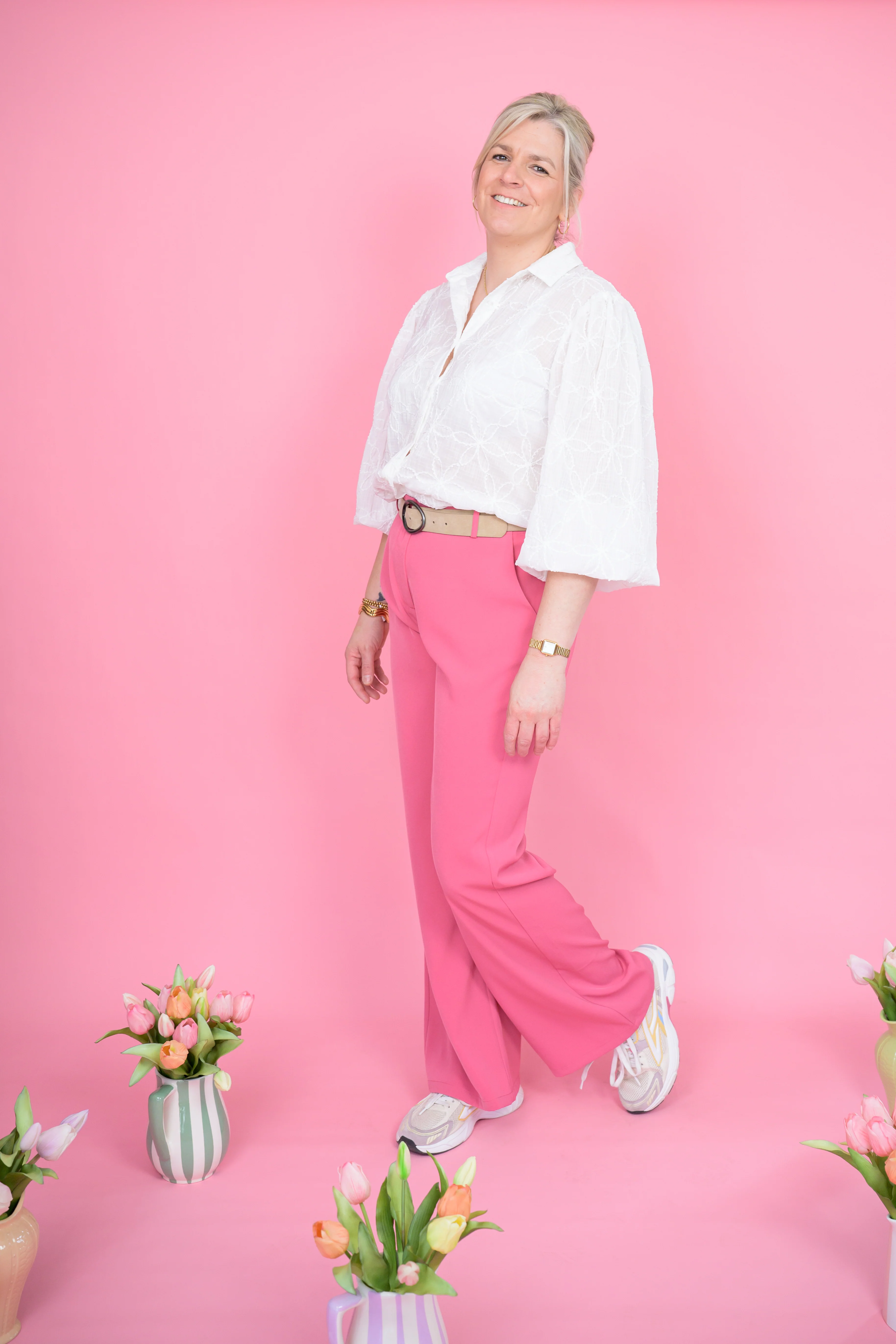 Blouse Isamae Off-White - Ydence - Image 2