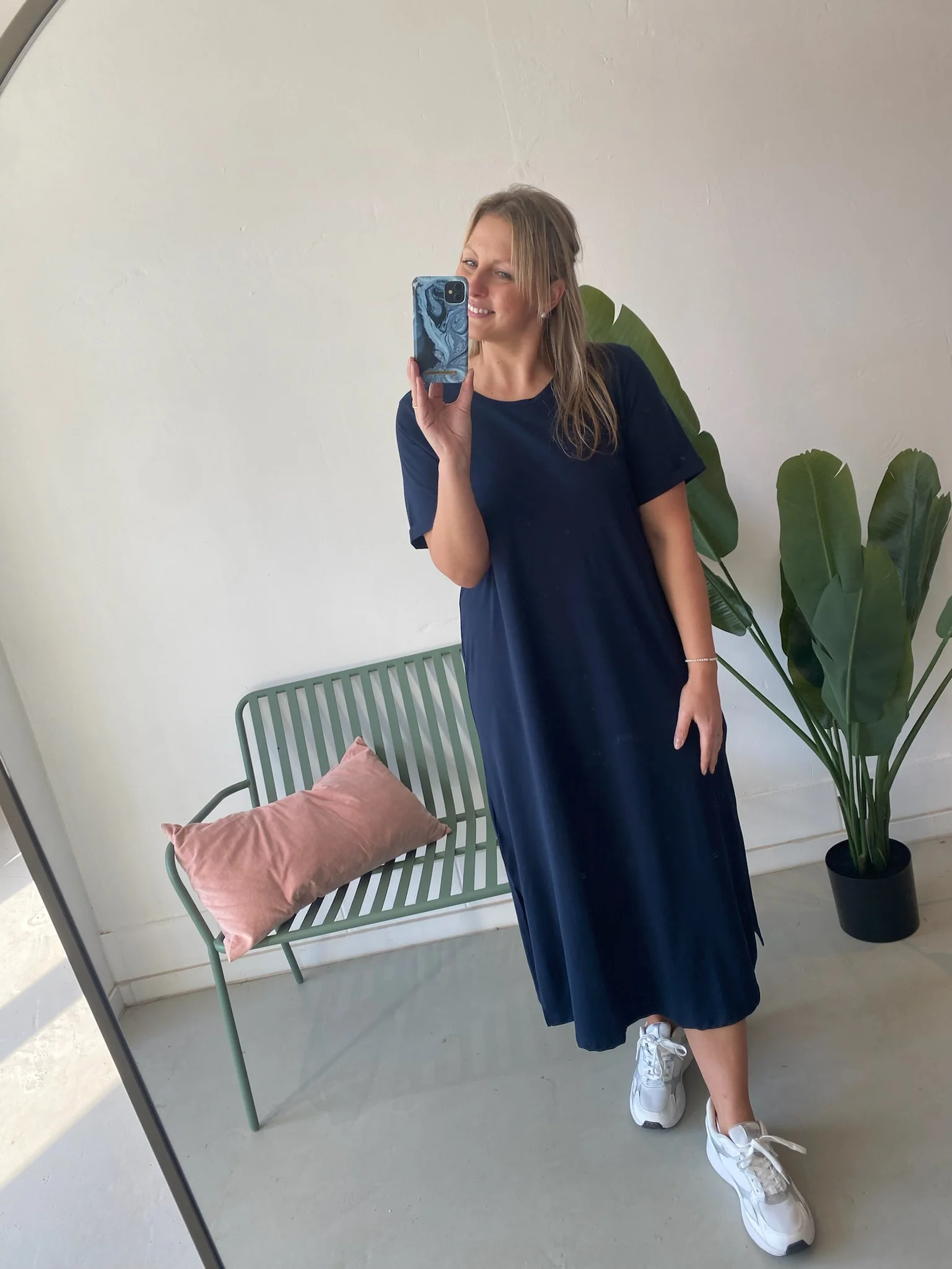 Caline Dress Midnight Marine - Kaffe Curve - Image 3