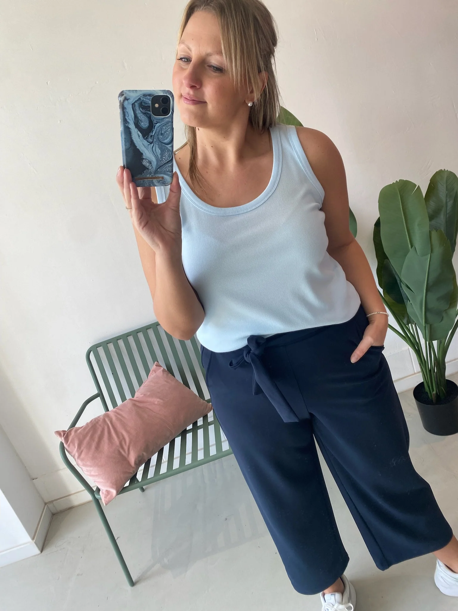 Carina Tank Top Nantucket Breeze - Kaffe Curve - Image 2