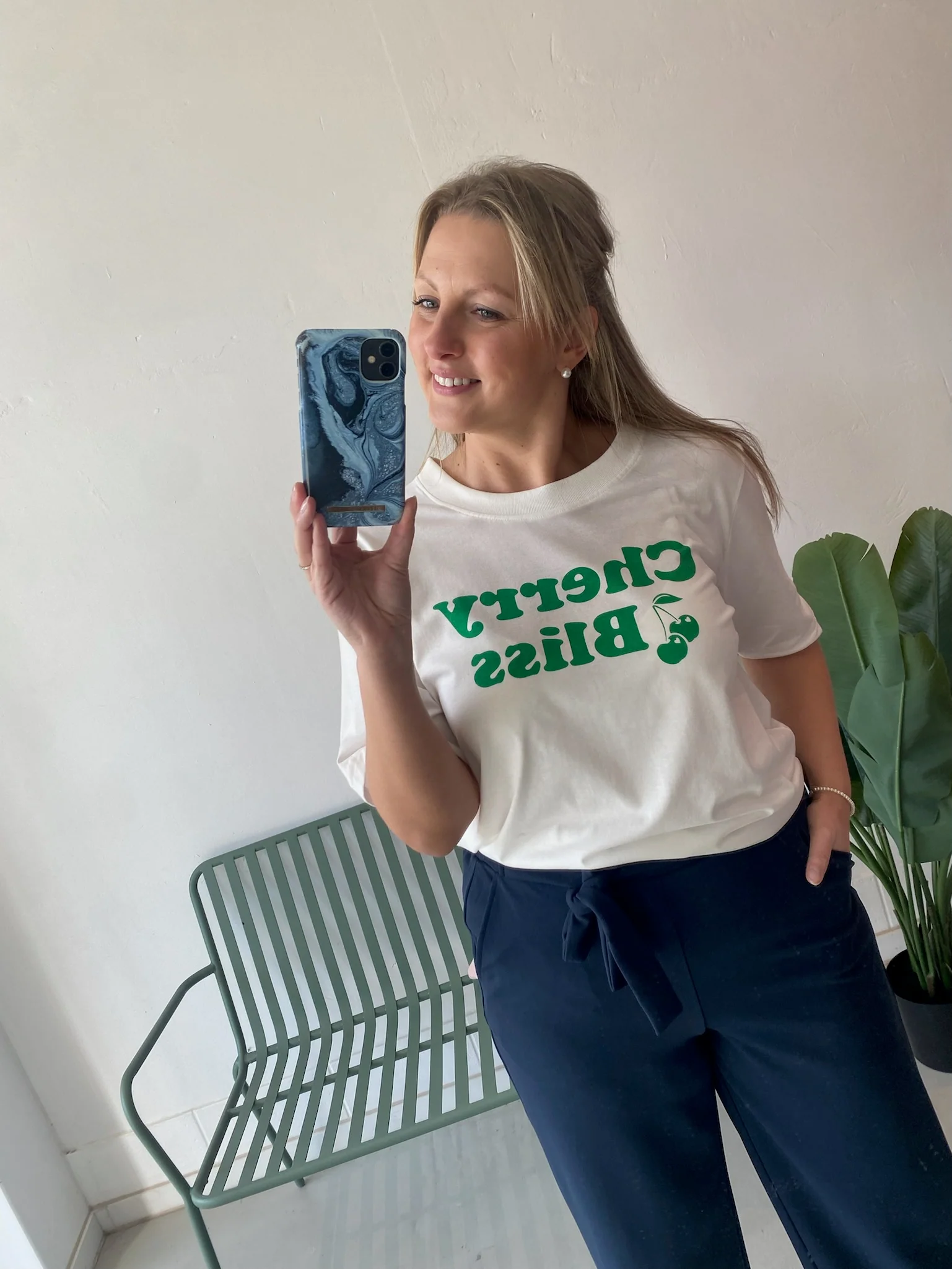Chari T-Shirt Chalk - Kaffe Curve