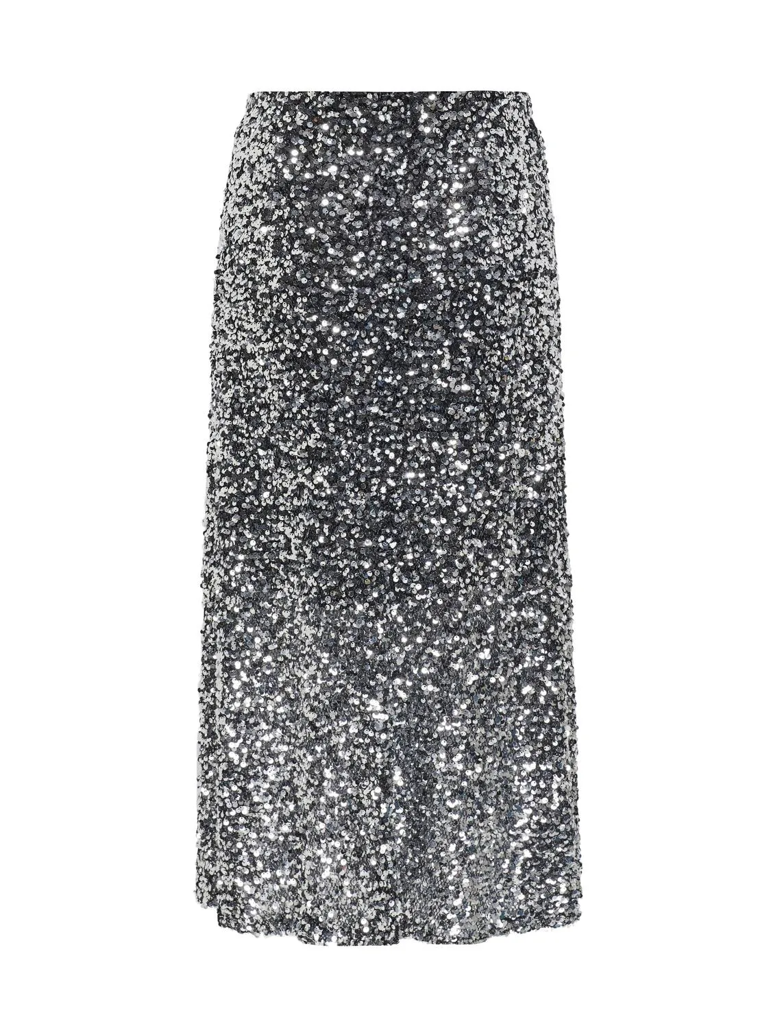 Diana Sequins Slit Skirt Silver - JDY - Image 5