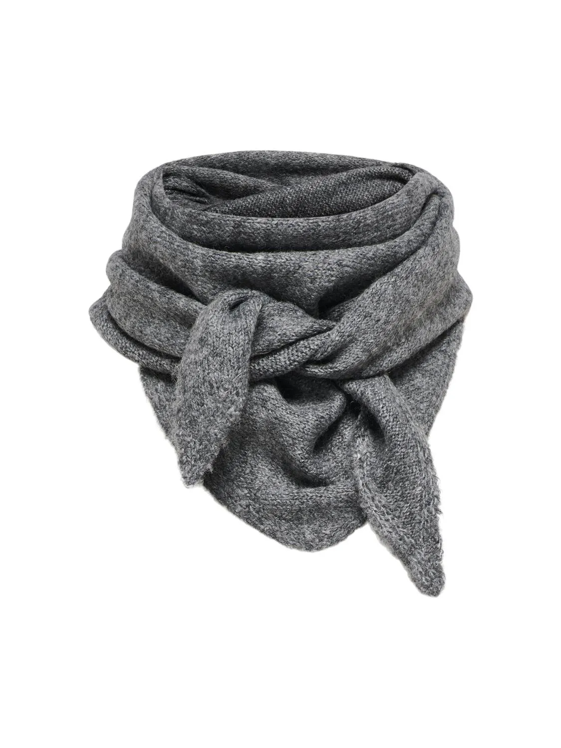 Drea Triangular Scarf Dark Grey - JDY - Image 2