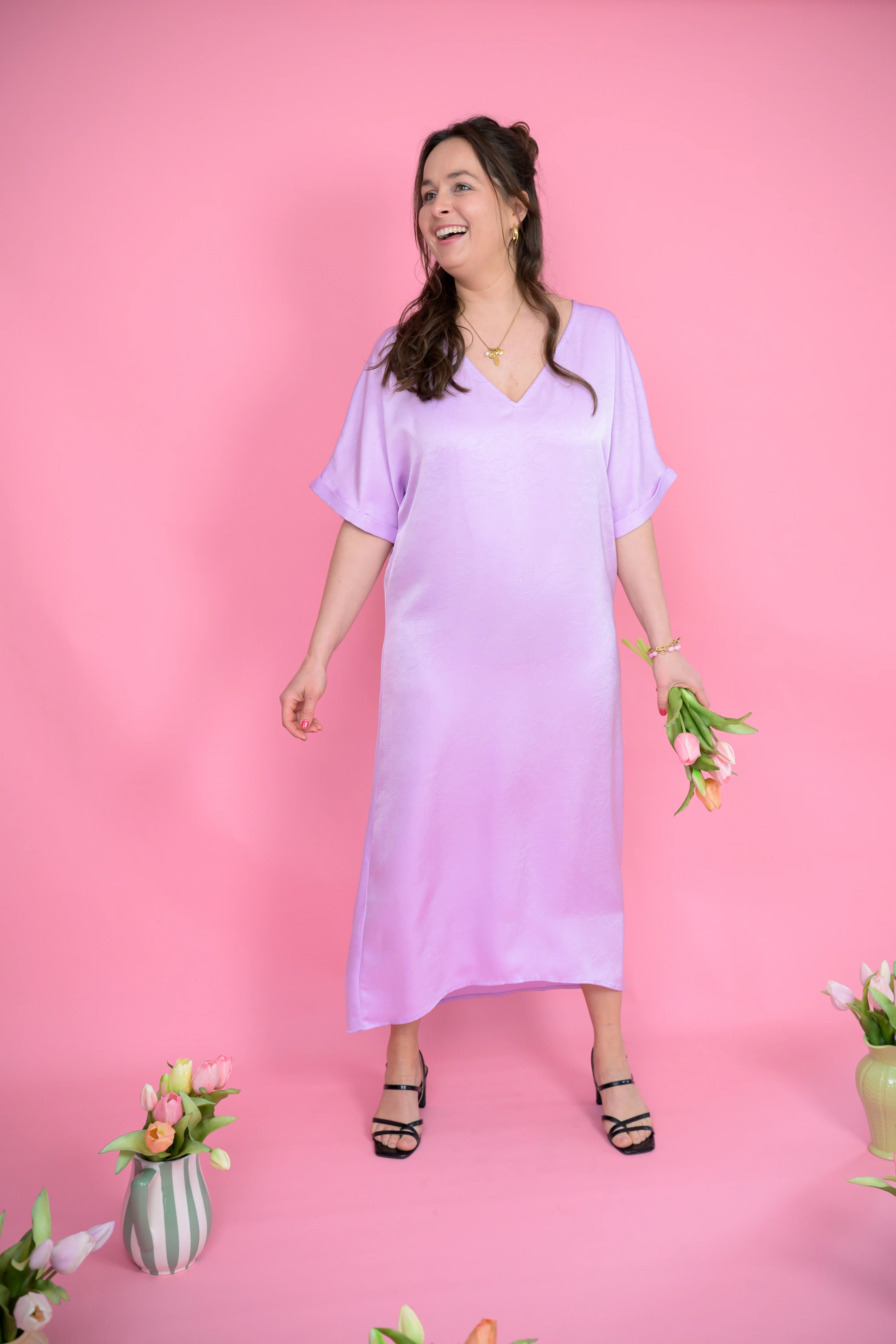 Dress Yara Sea Violet - Ydence - Image 3