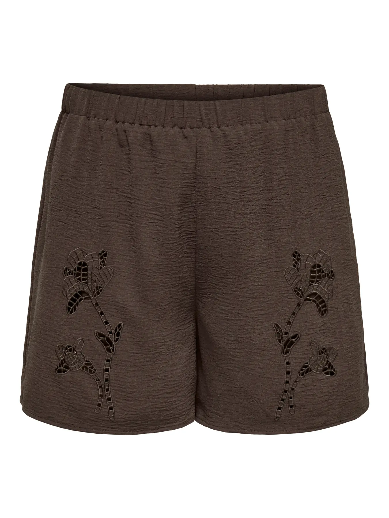 Evalou Metta Embroidery Short Chocolate - Only Carmakoma - Image 3