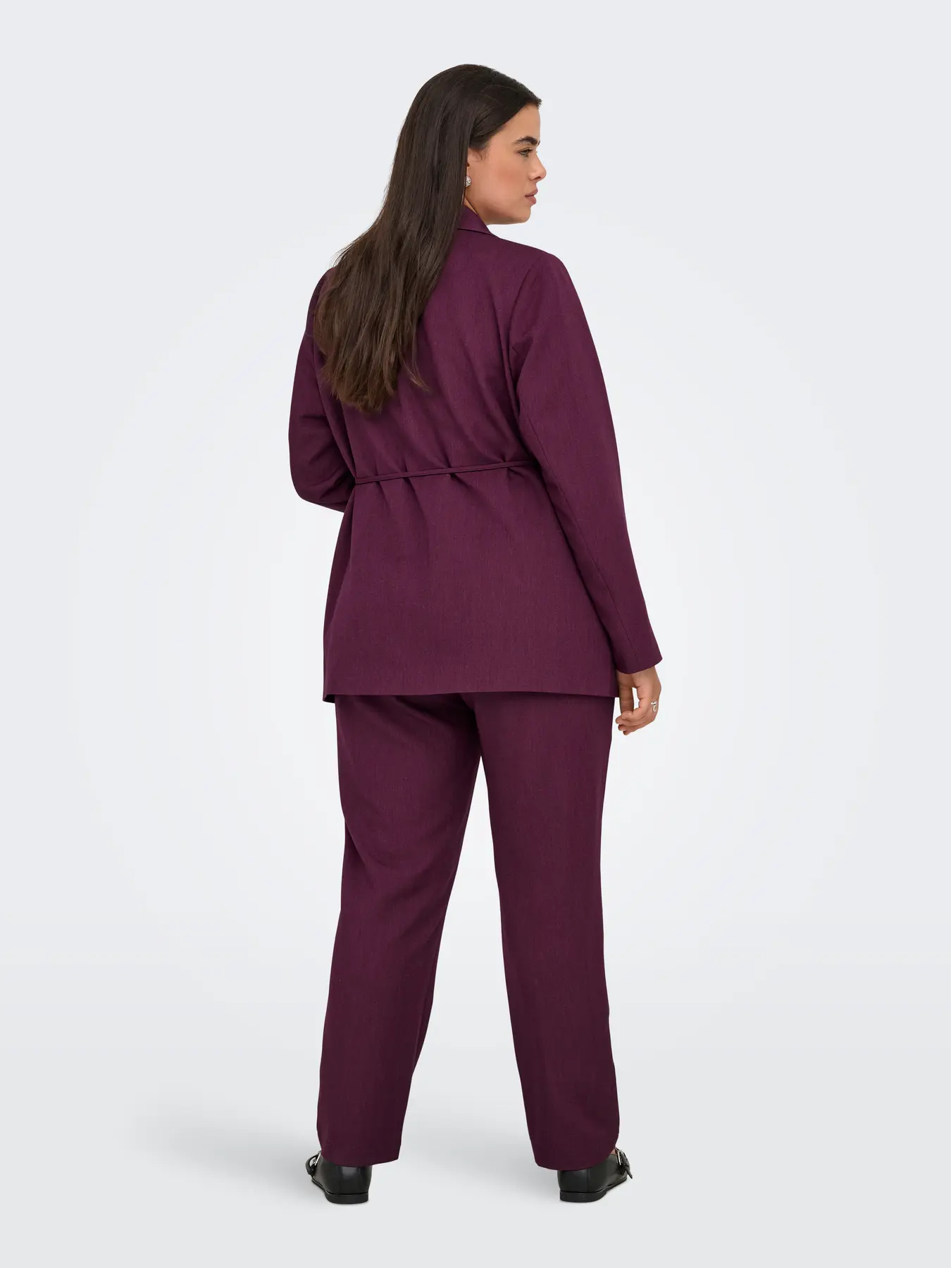 Hattie Life Cigarette Pant Mauve Wine Melange - Only Carmakoma - Image 6