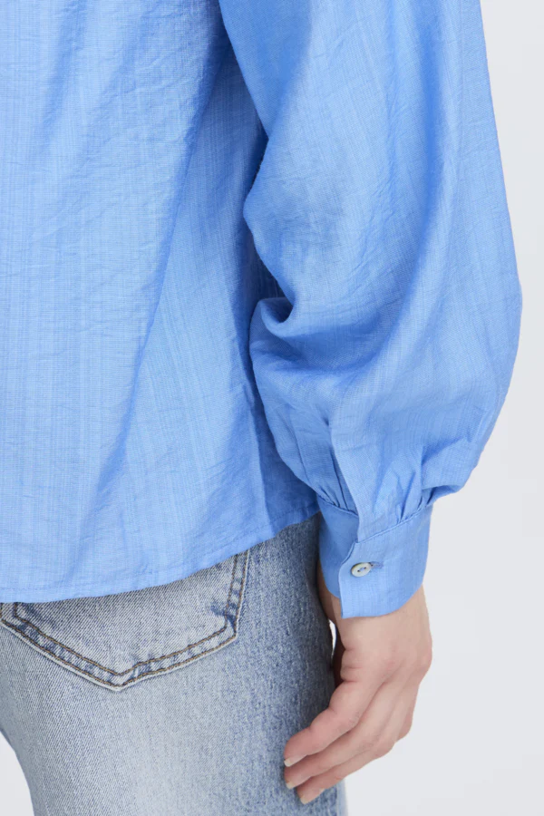 Irmine Blouse Della Robbia Blue - B.Young - Image 5