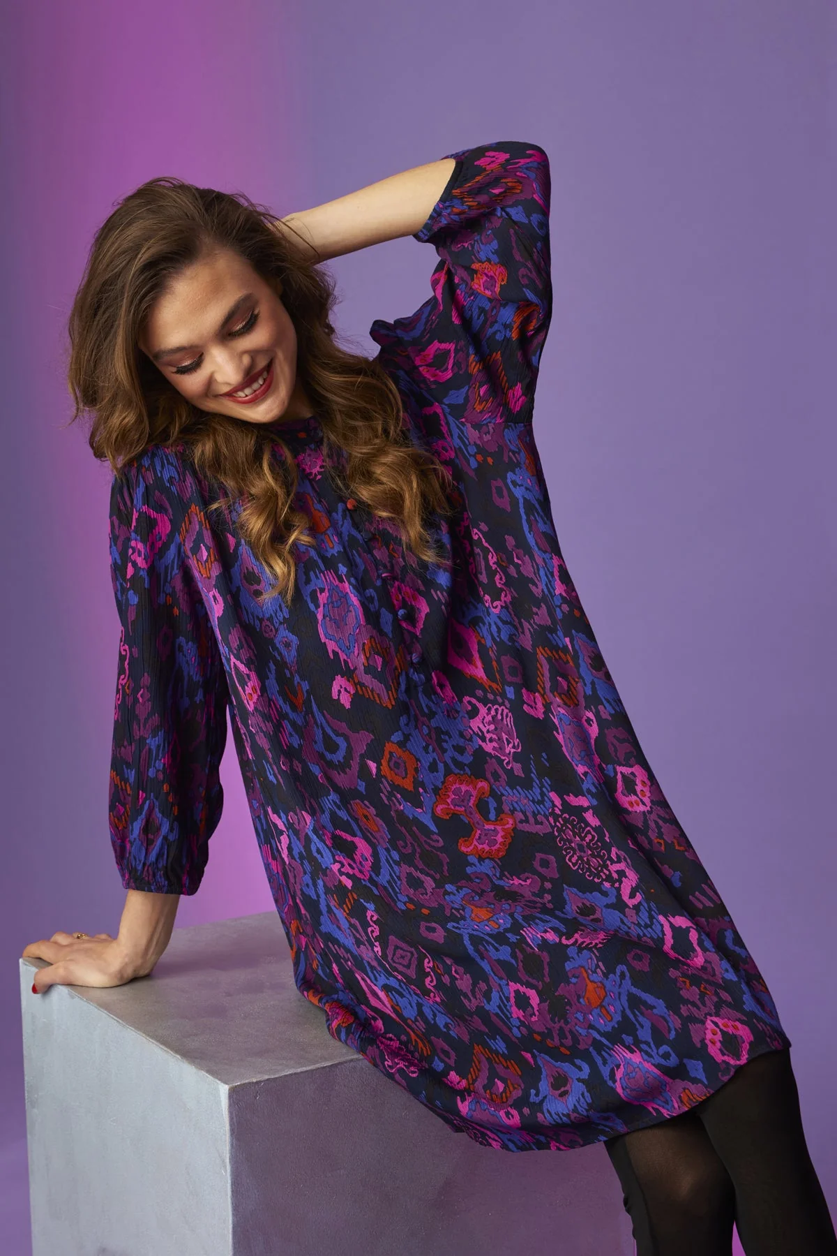 Isla Tunic Amethyst Purple - ZEZE