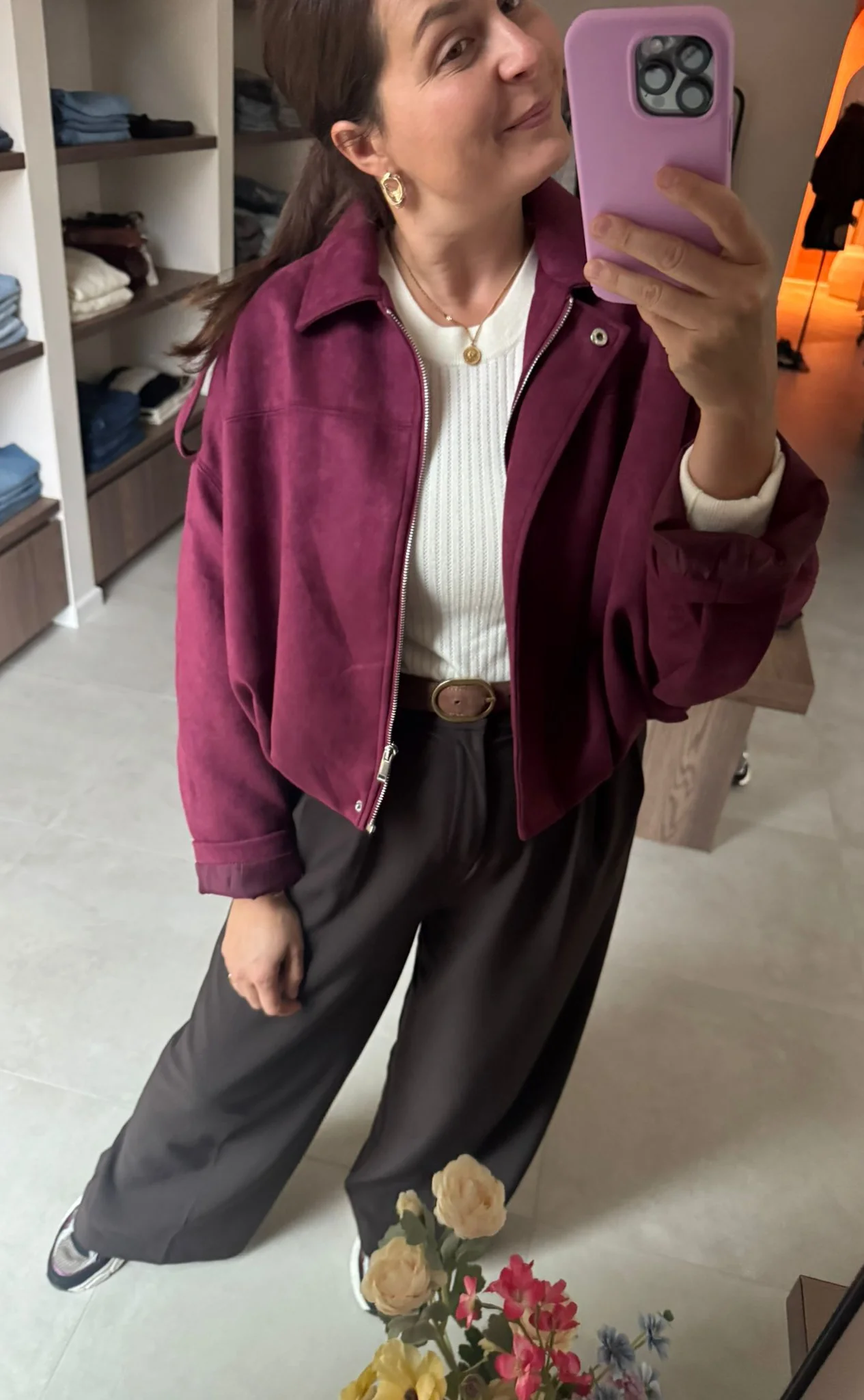 Jolien Jacket Bordeaux - Image 2