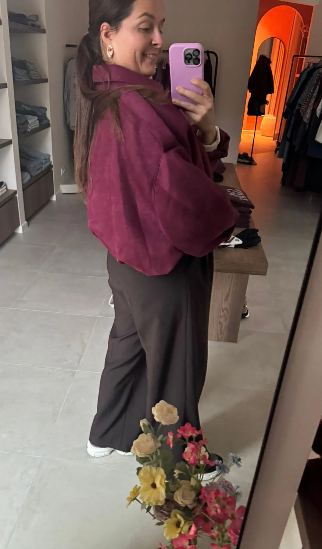 Jolien Jacket Bordeaux - Image 4