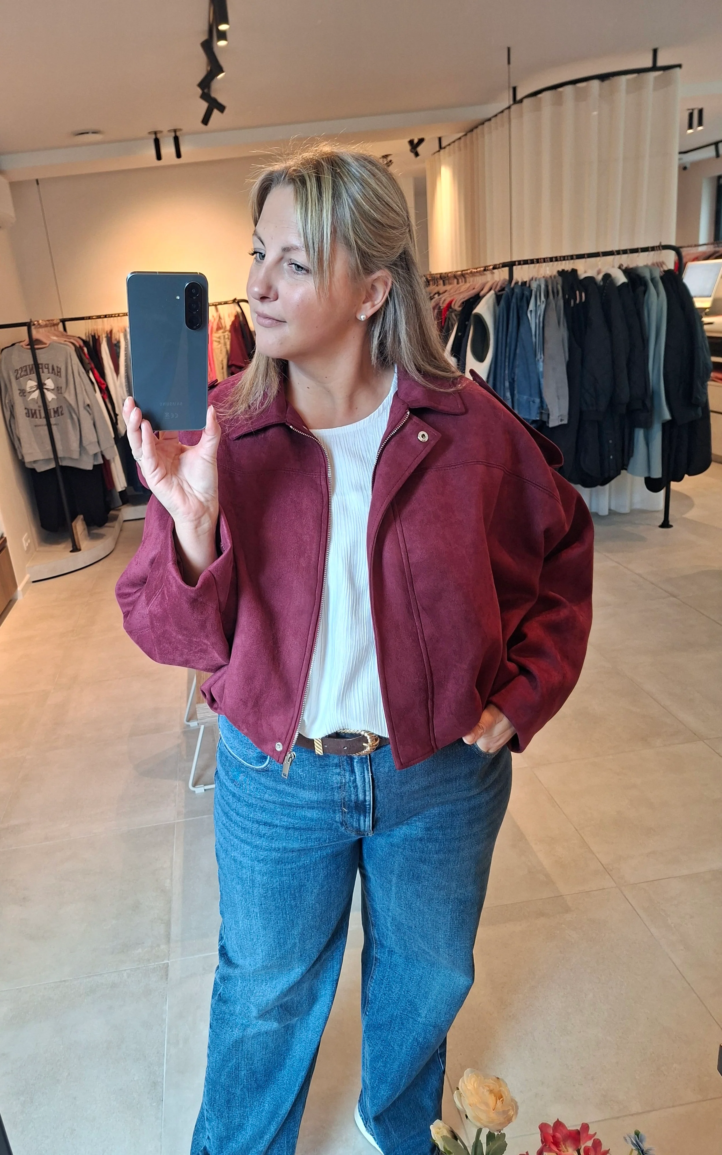 Jolien Jacket Bordeaux - Image 5