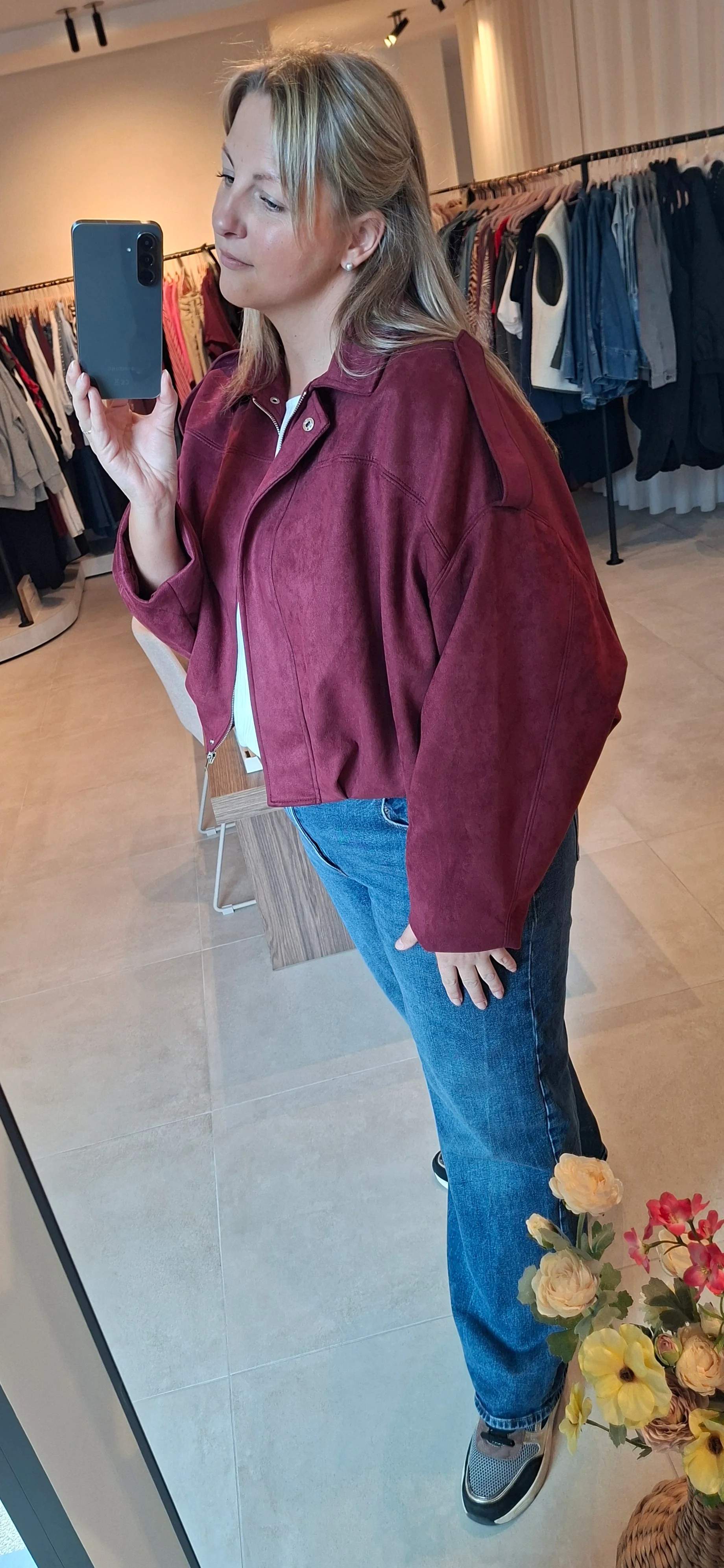 Jolien Jacket Bordeaux - Image 6
