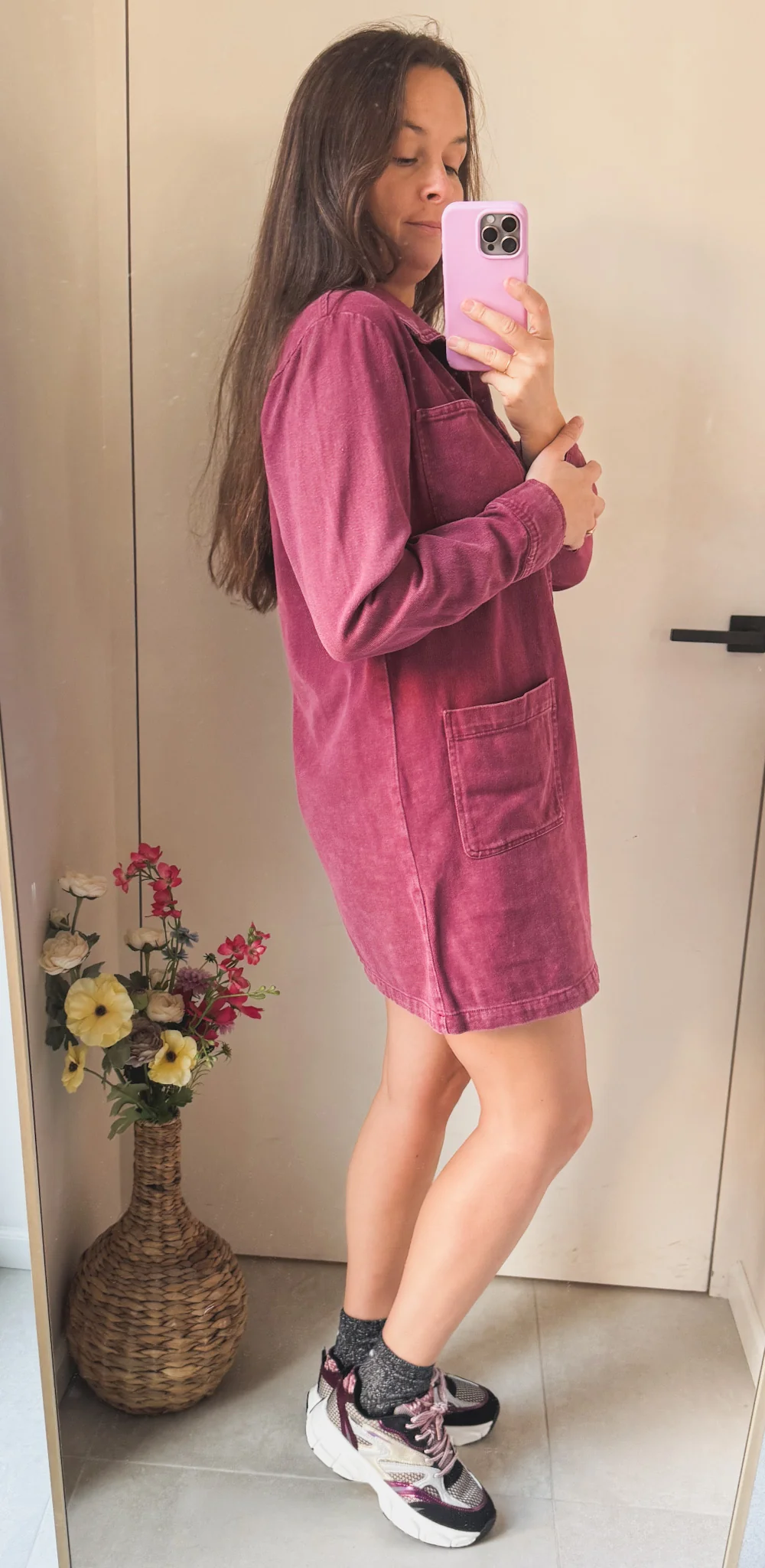 Josephina Dress Bordeaux - Image 2