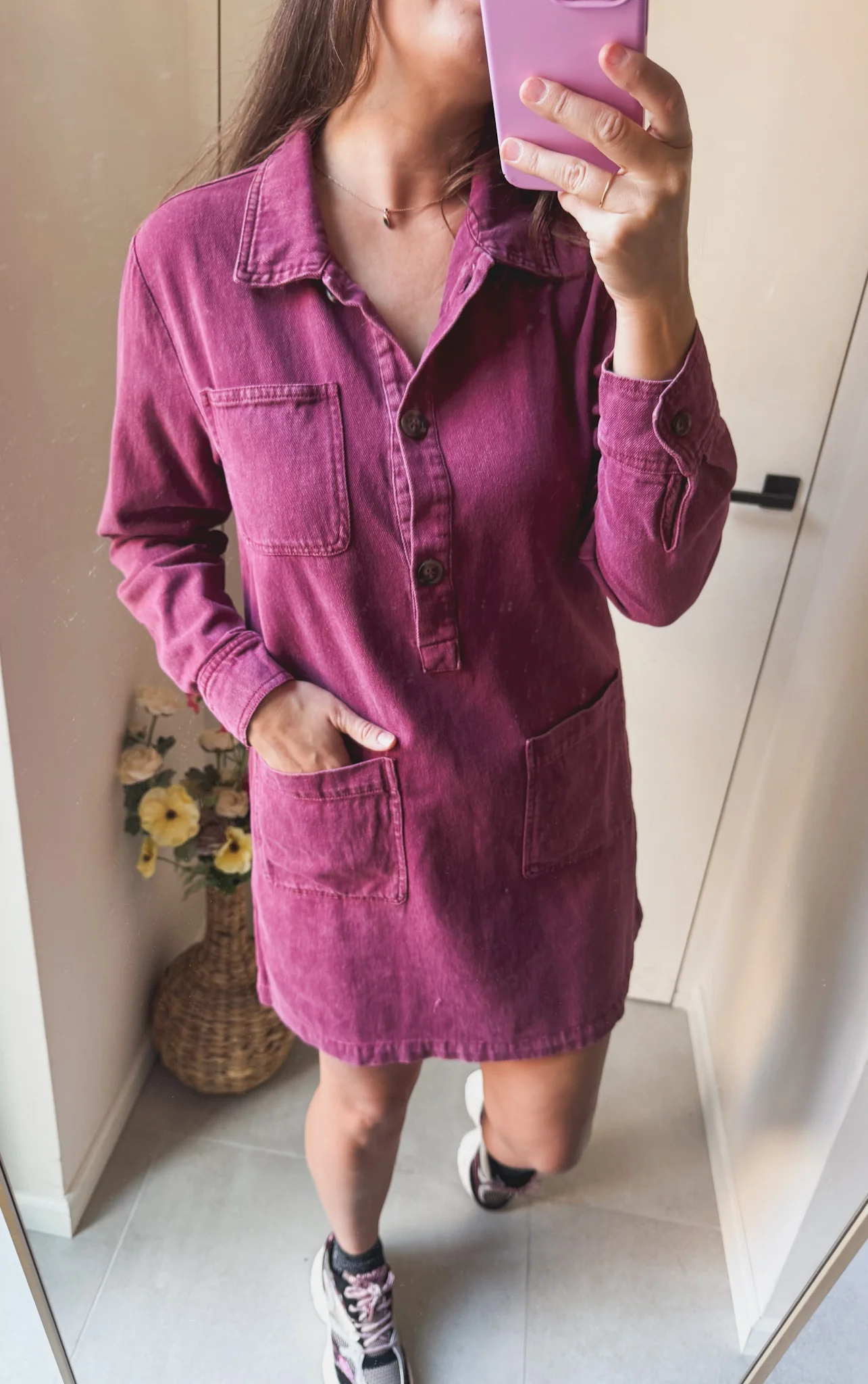 Josephina Dress Bordeaux - Image 3