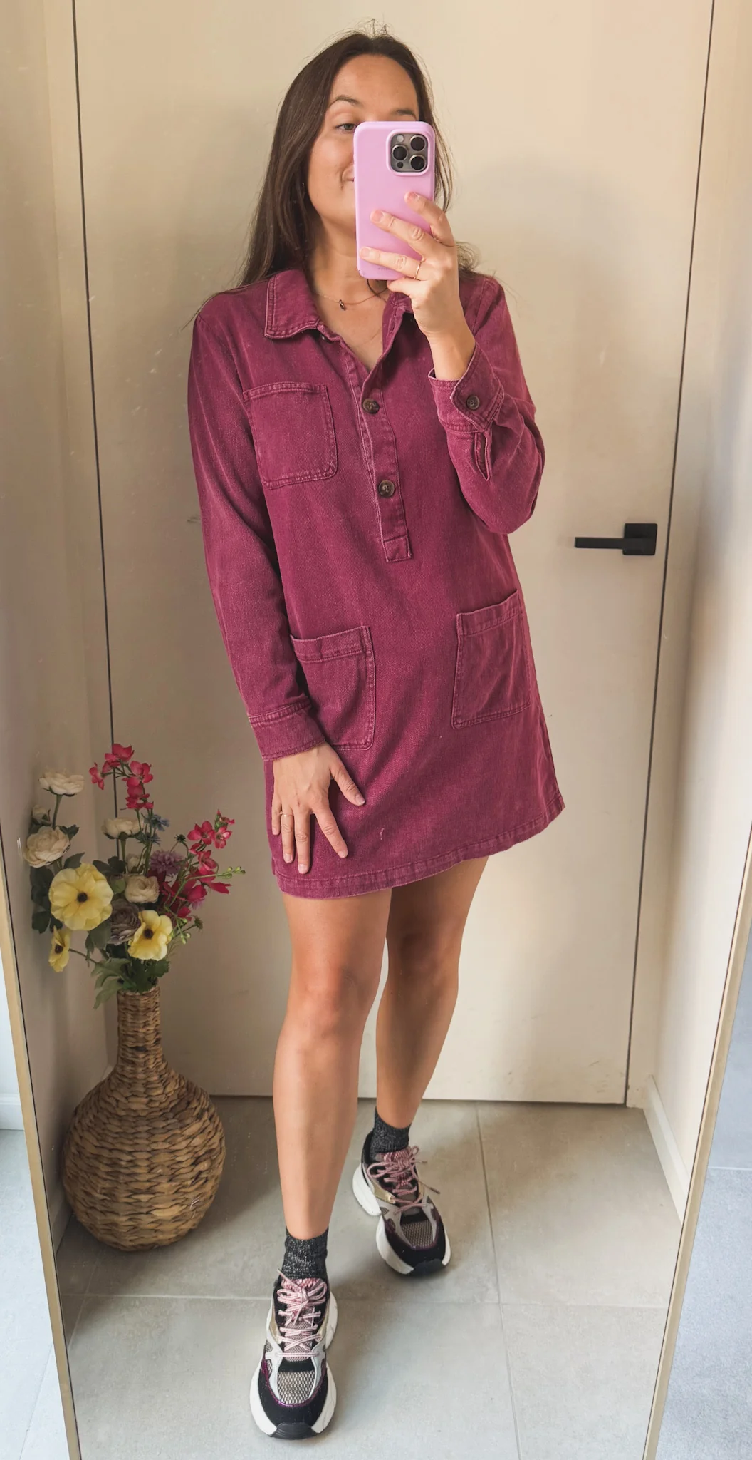 Josephina Dress Bordeaux - Image 4
