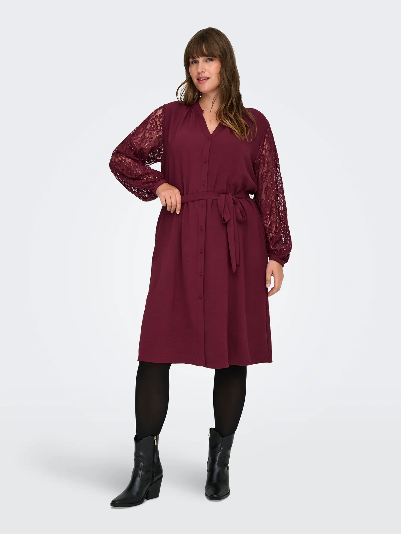 Kammy Dress Zinfandel - Only Carmakoma - Image 2