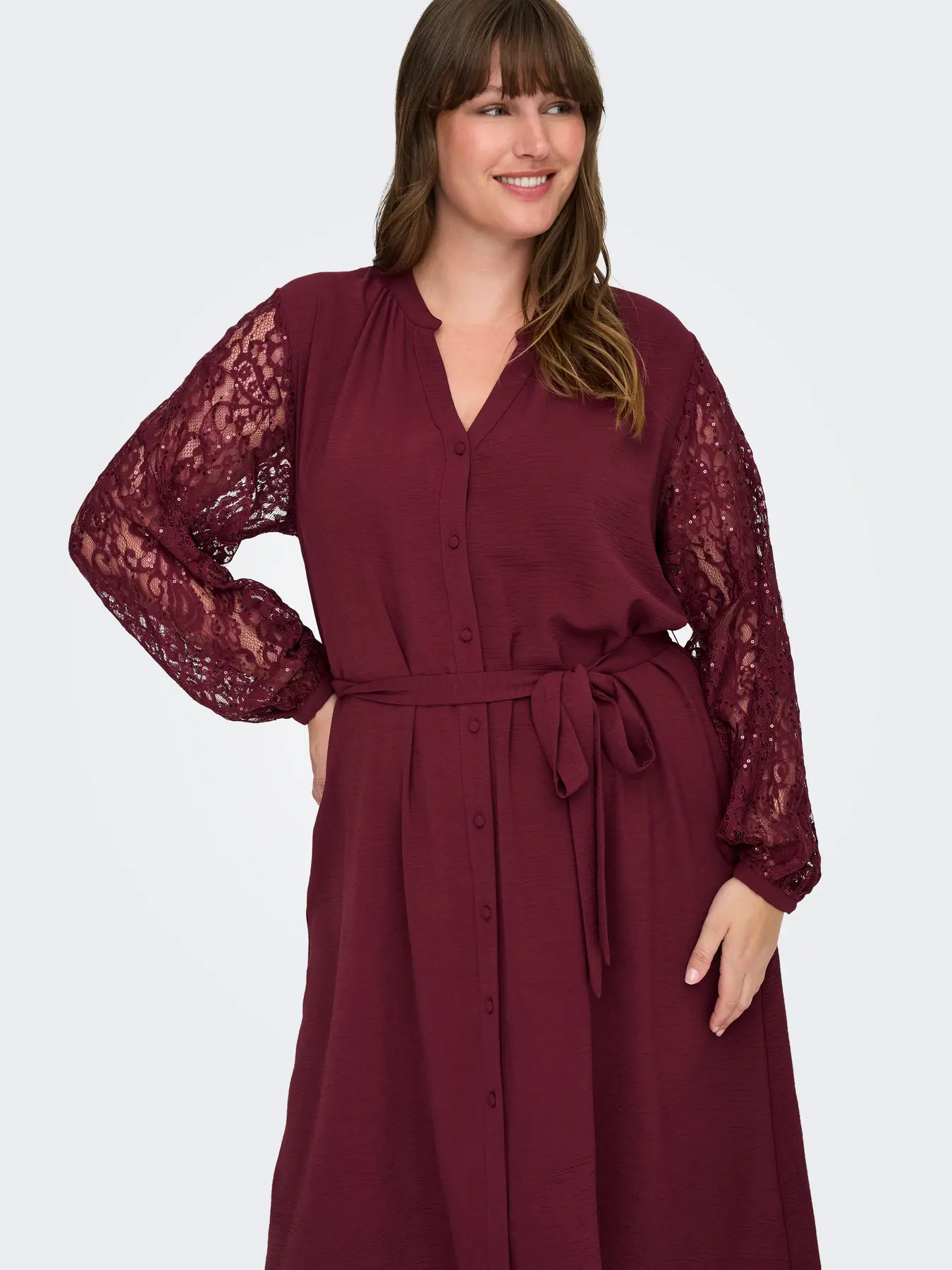 Kammy Dress Zinfandel - Only Carmakoma - Image 4