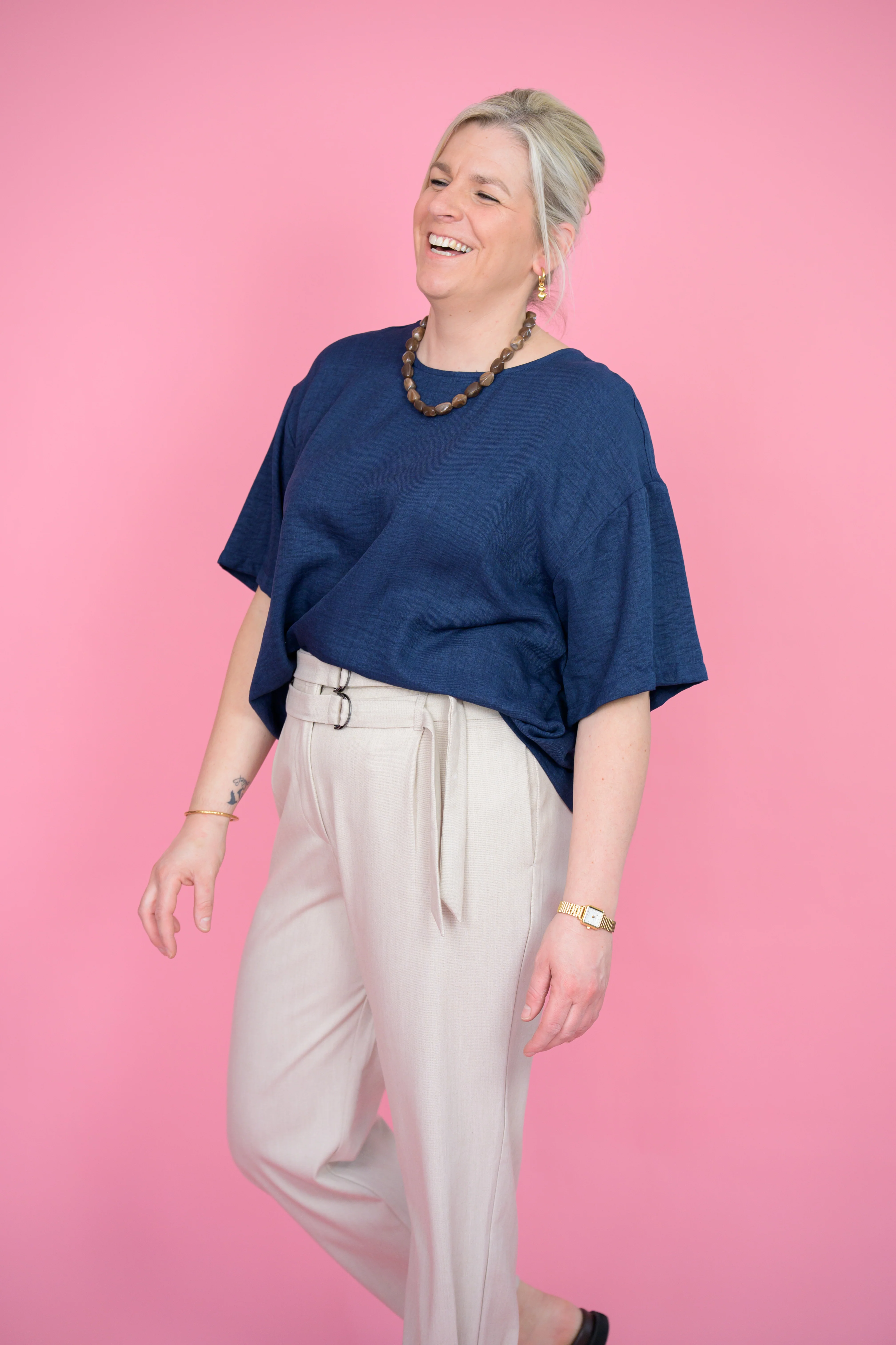 Katico Shirt True Navy Blue - Ichi