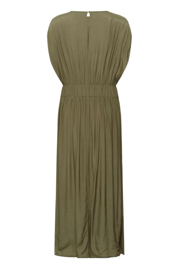 Kleio Dress Dusky Green - Soaked - Image 5