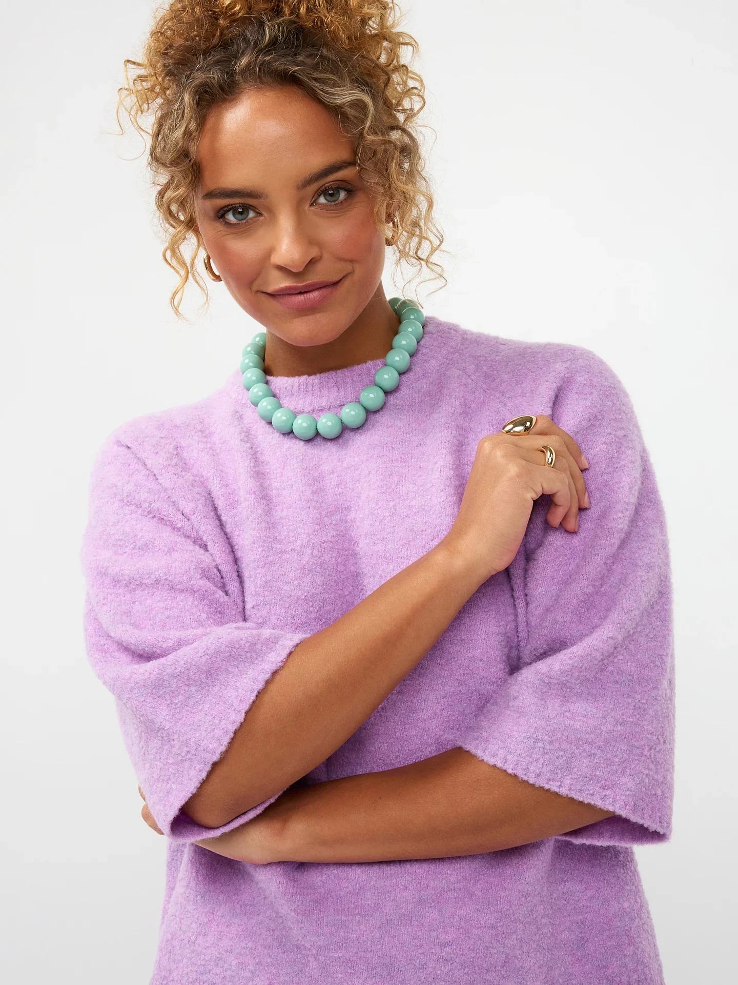 Knitted Sweater Bunny Violet - Ydence - Image 5