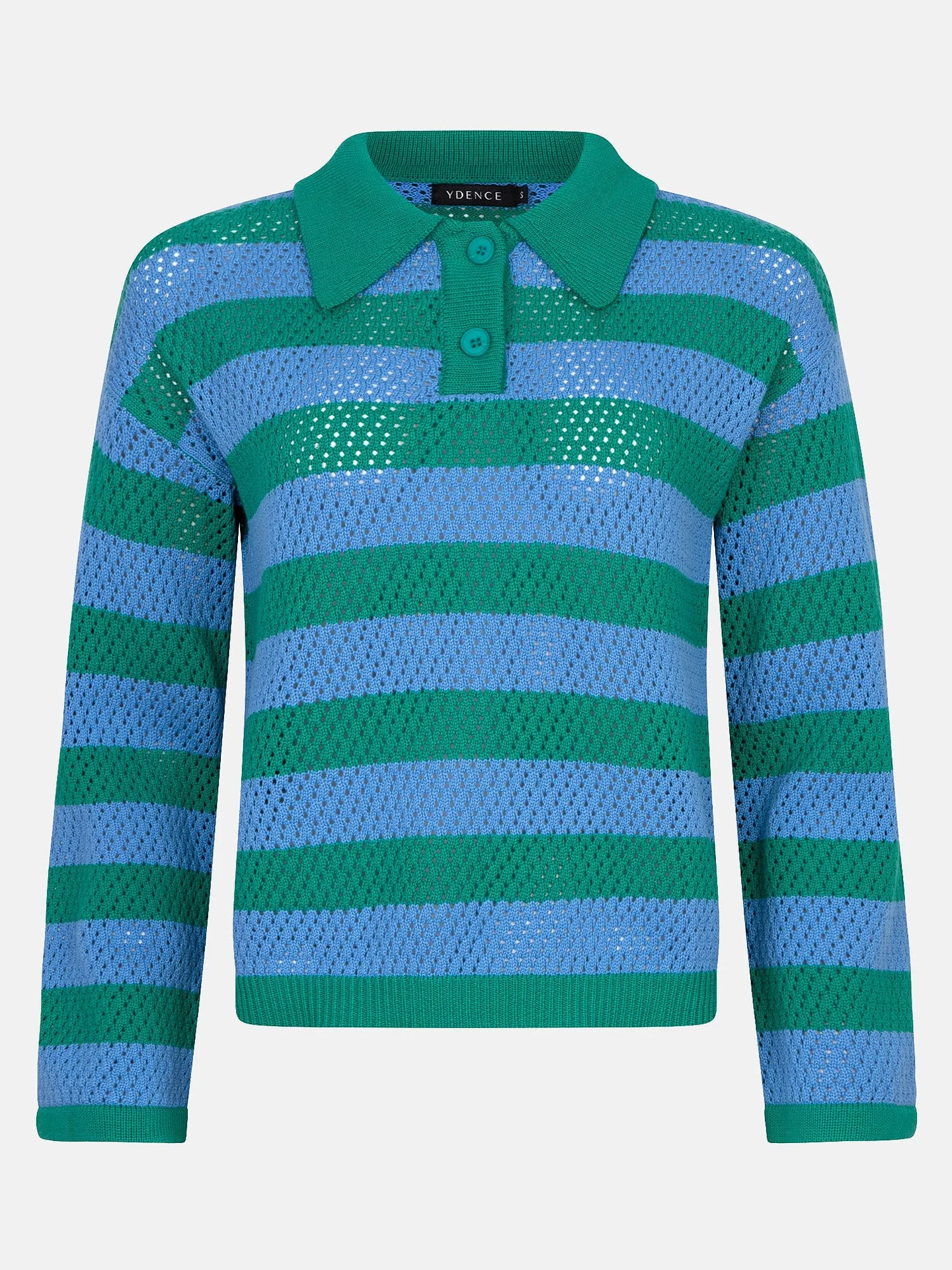 Knitted Top Agnes Blue/Sea Green - Ydence - Image 2
