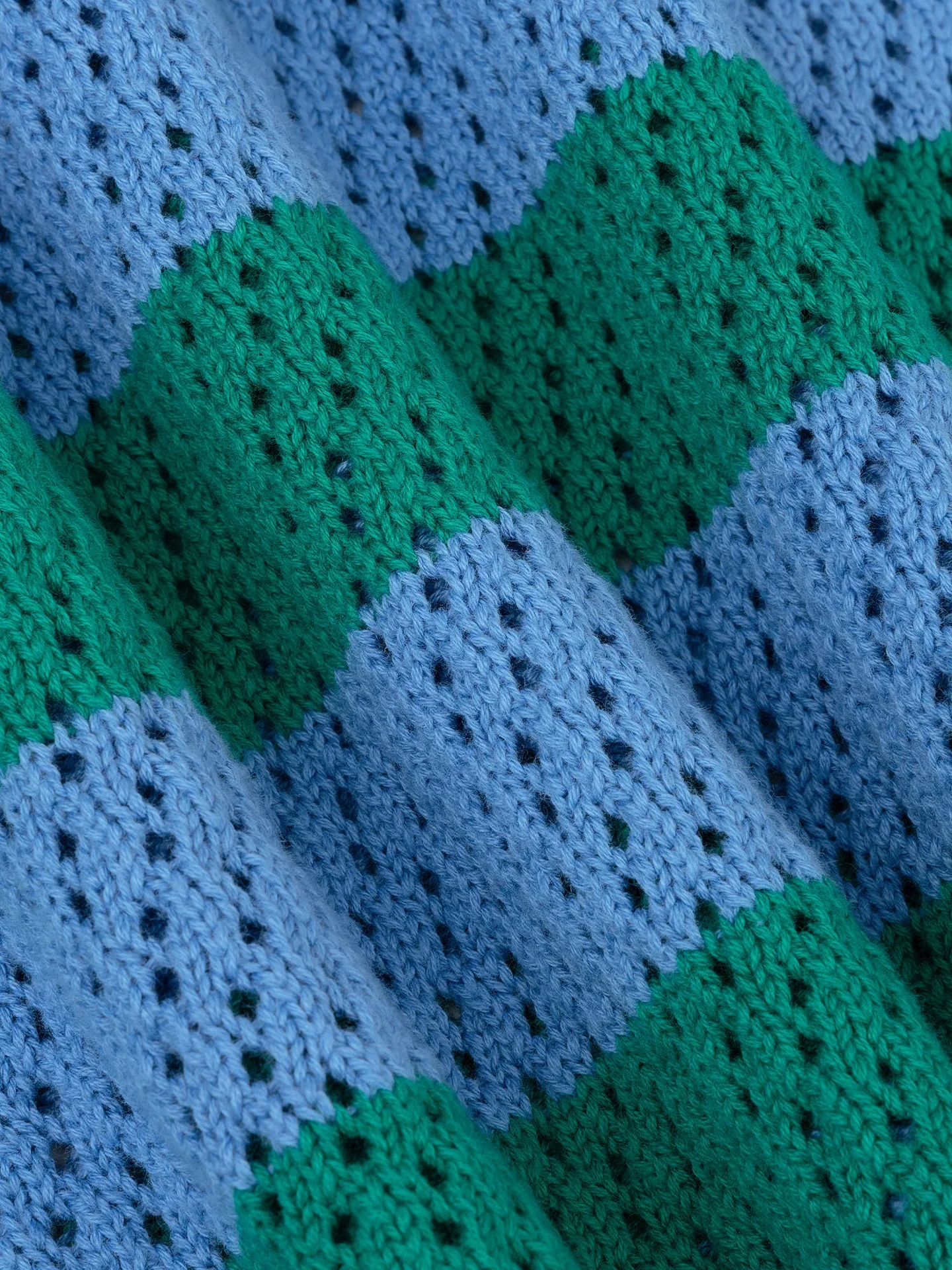 Knitted Top Agnes Blue/Sea Green - Ydence - Image 4