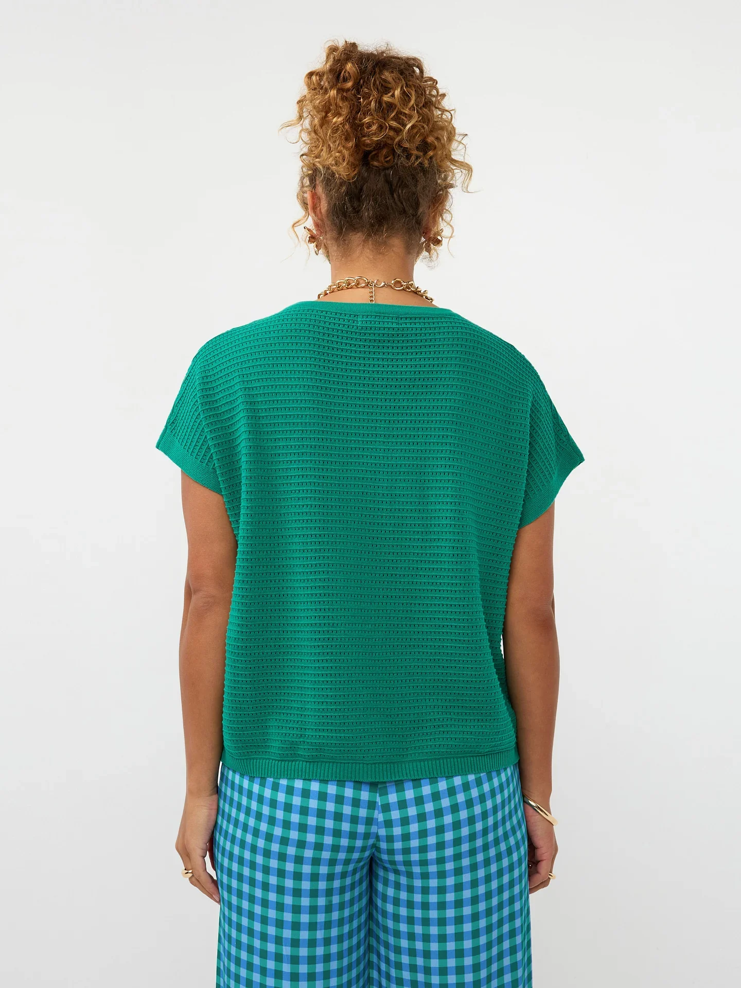 Knitted Top Elin Sea Green - Ydence - Image 3