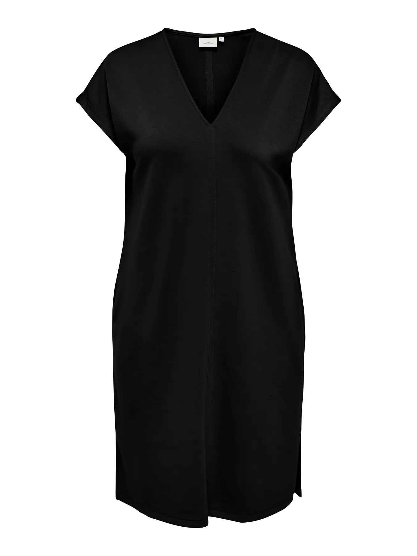 Lise Capsleeve V-Neck Dress Black - Only Carmakoma - Image 6