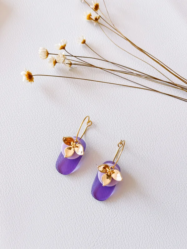 Margot | purple & lila - Jules Jewels