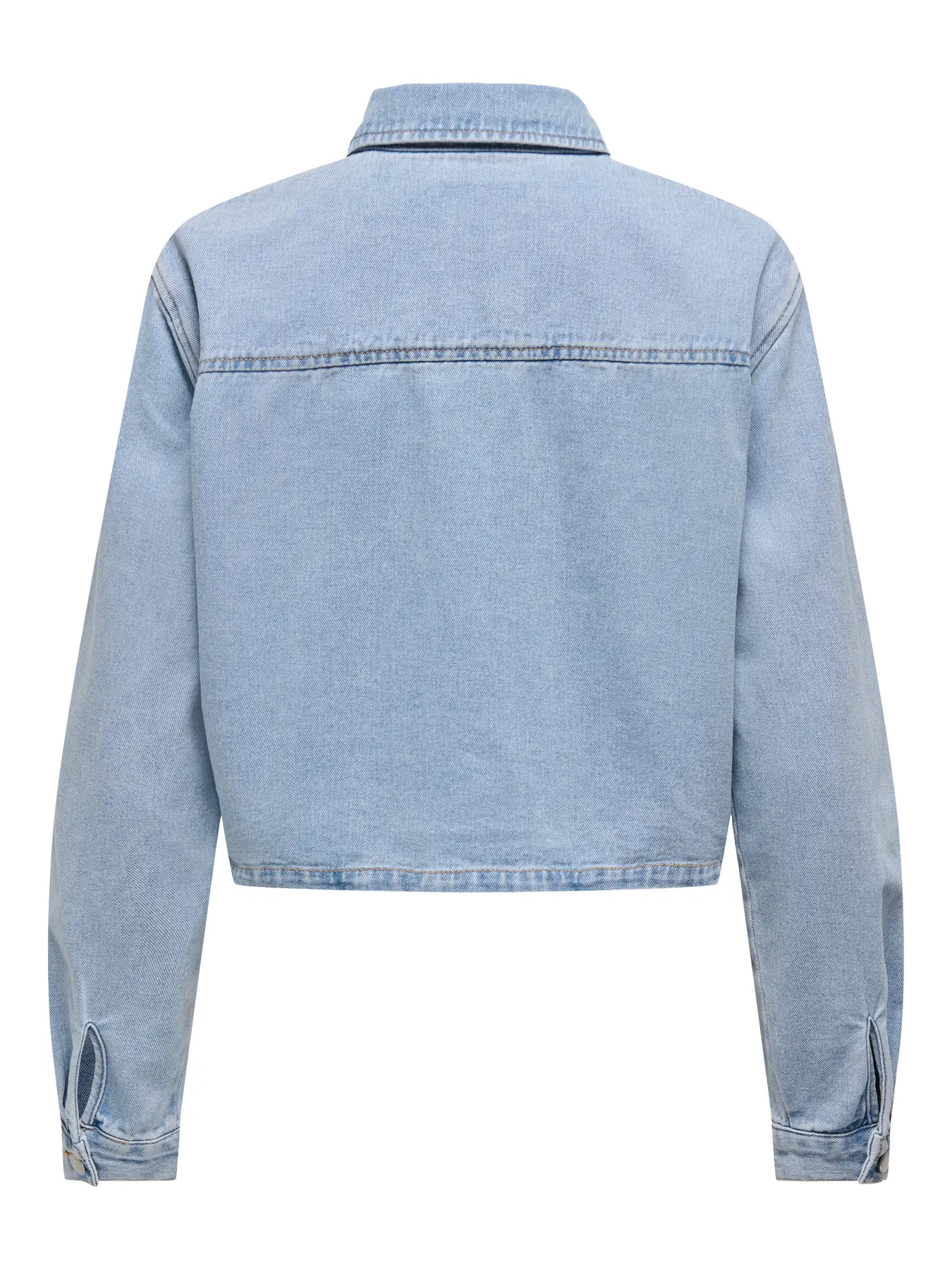 Marly Boxy Shacket Light Blue Denim - JDY - Image 6