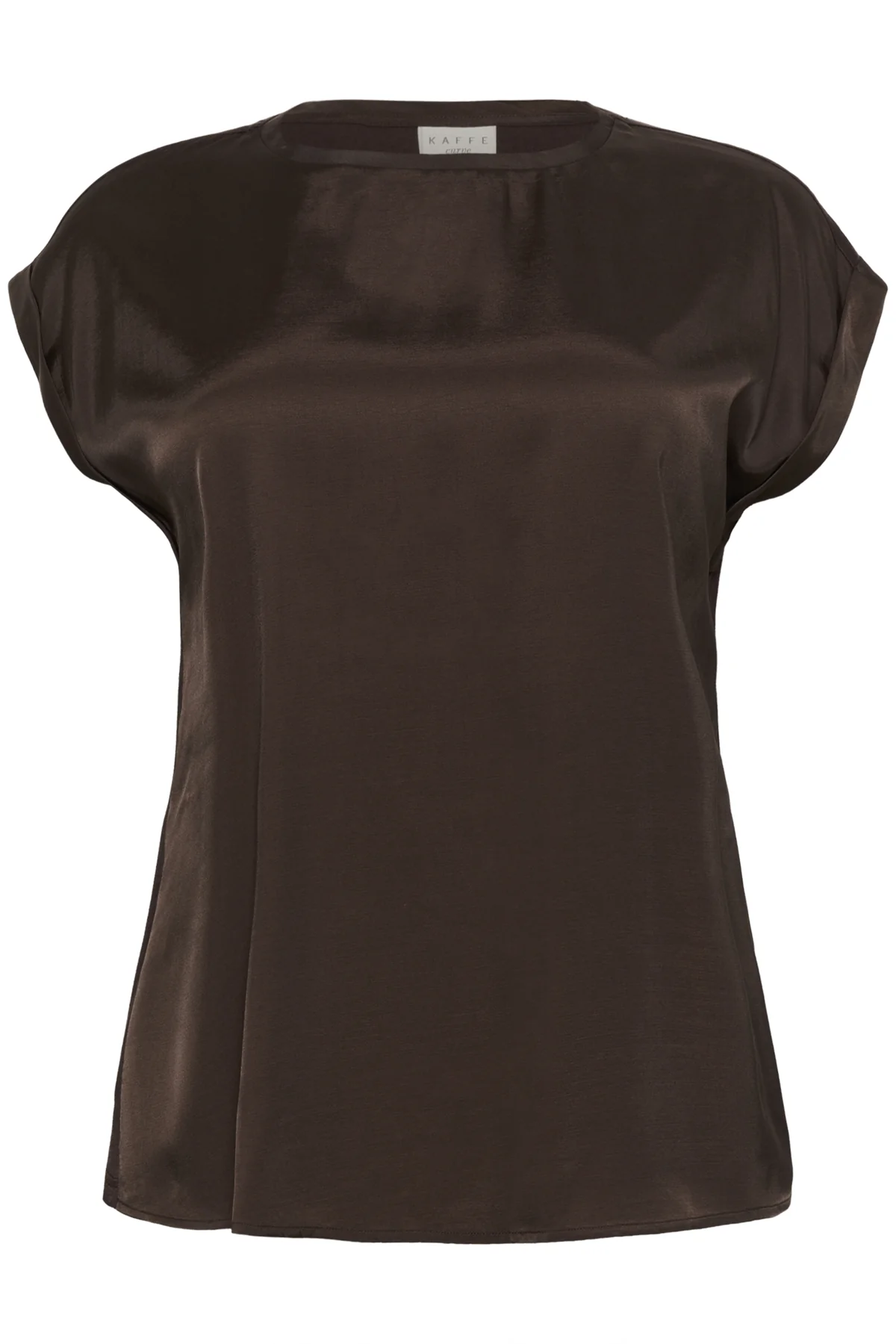 Milia Wing SL Blouse Black Coffee - Kaffe Curve - Image 5