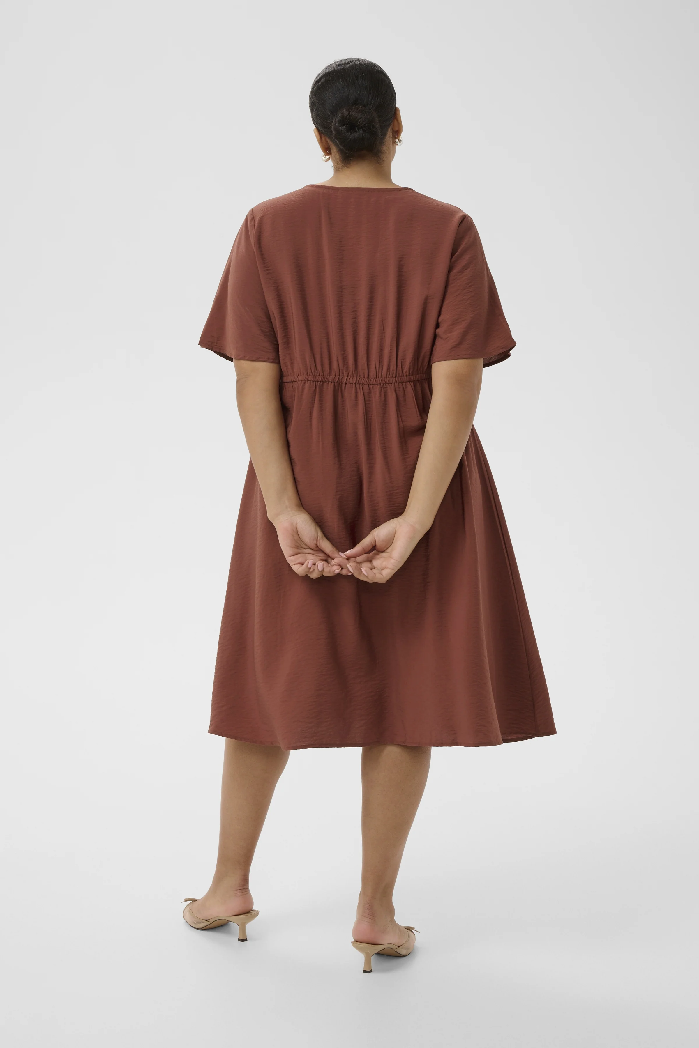 Neela Dress Henna - Kaffe Curve - Image 3