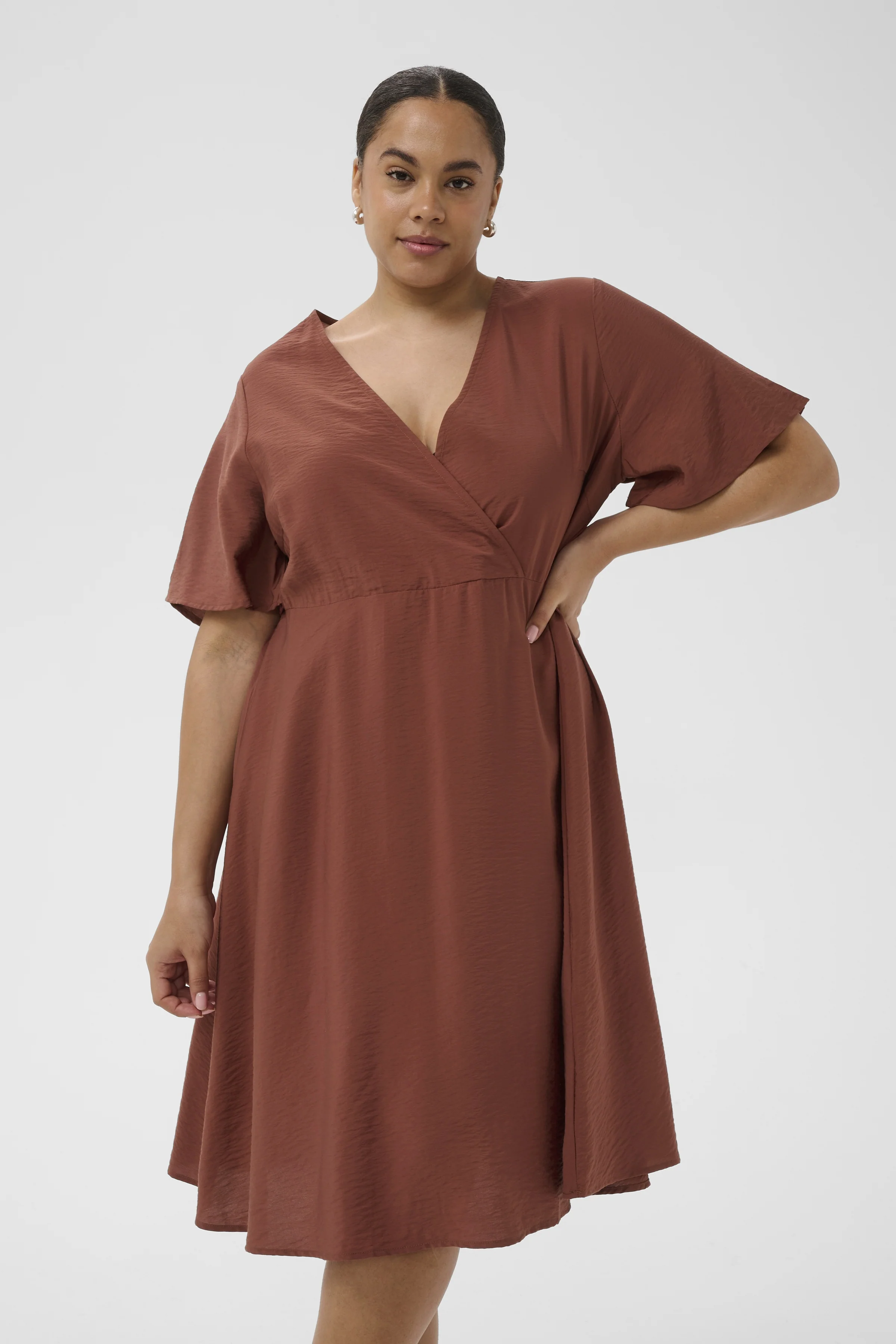 Neela Dress Henna - Kaffe Curve - Image 4