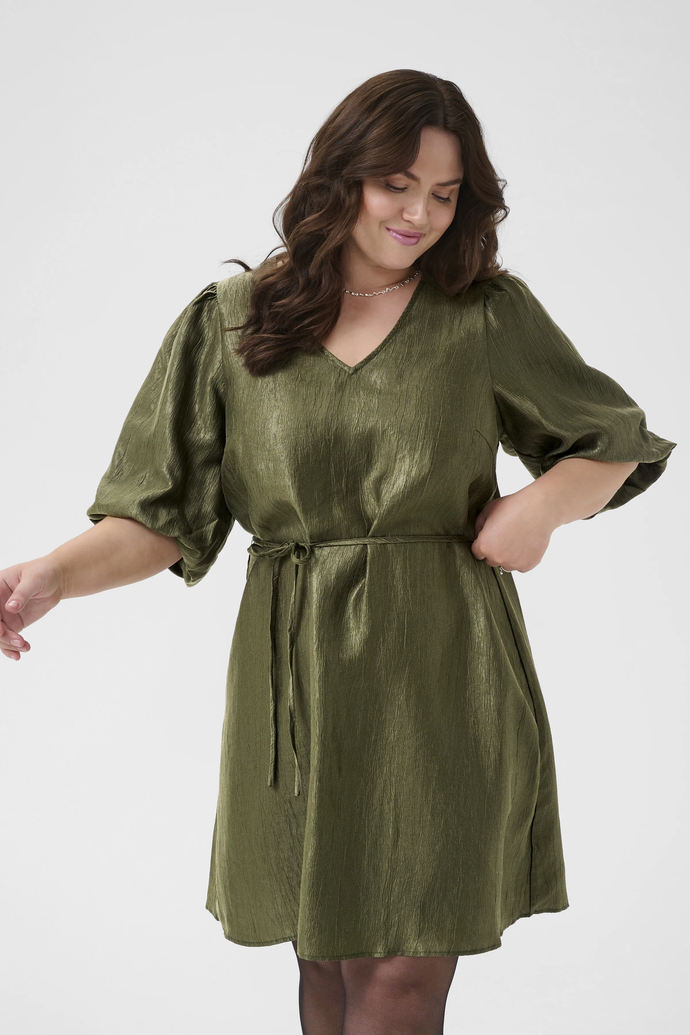 Rizza Dress Ivy Green - Kaffe Curve - Image 3