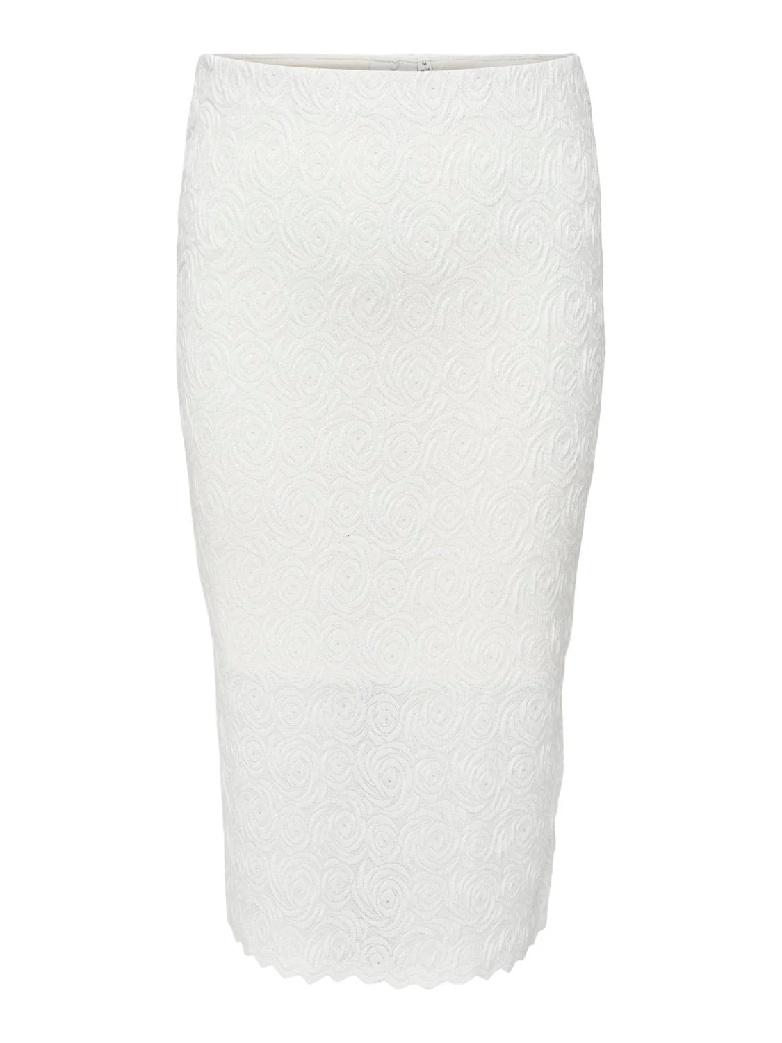 Rosil Lace Slit Skirt Cloud Dancer - Only Carmakoma - Image 4