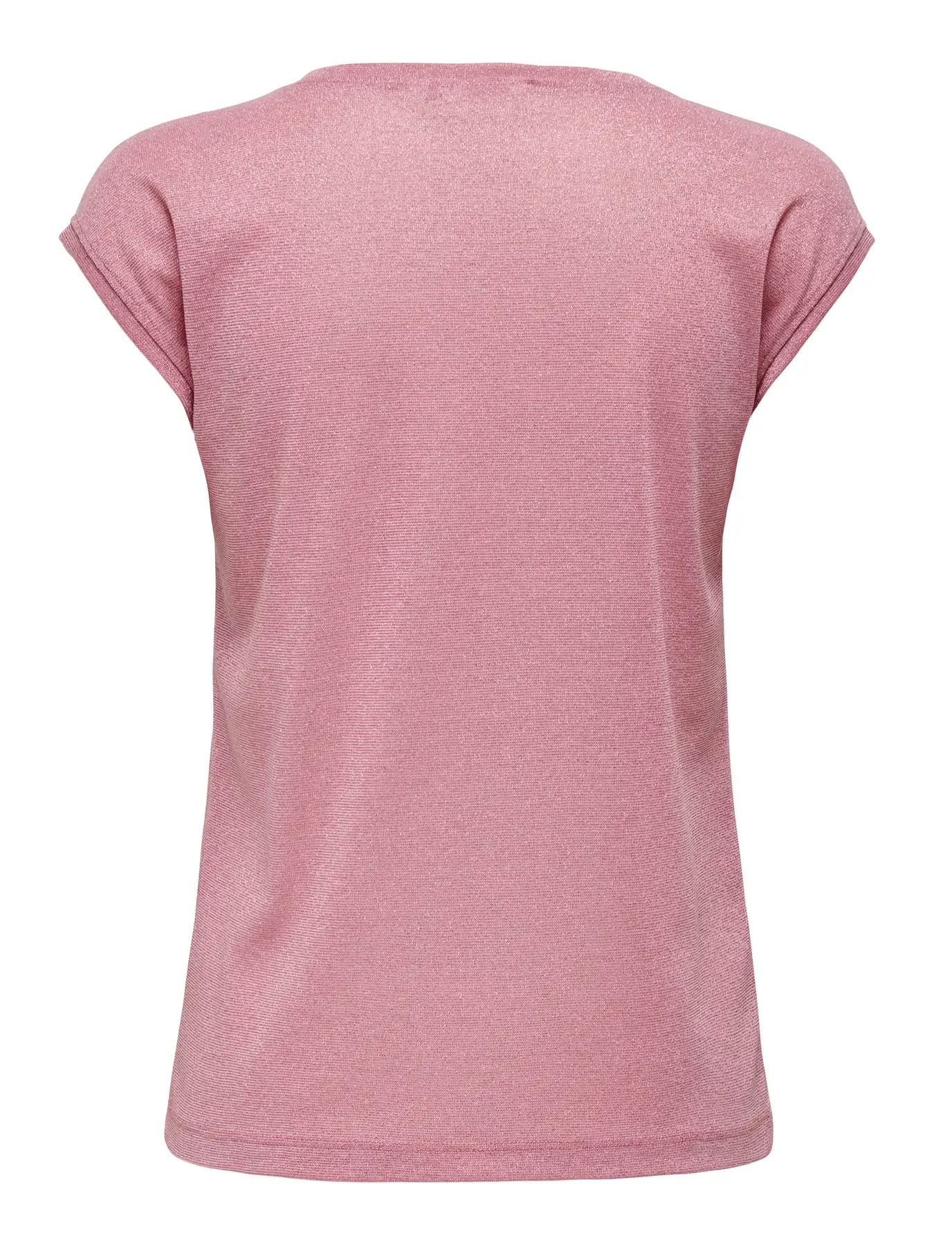 Silvery V-Neck Lurex Top Bonbon - Only Carmakoma - Image 4