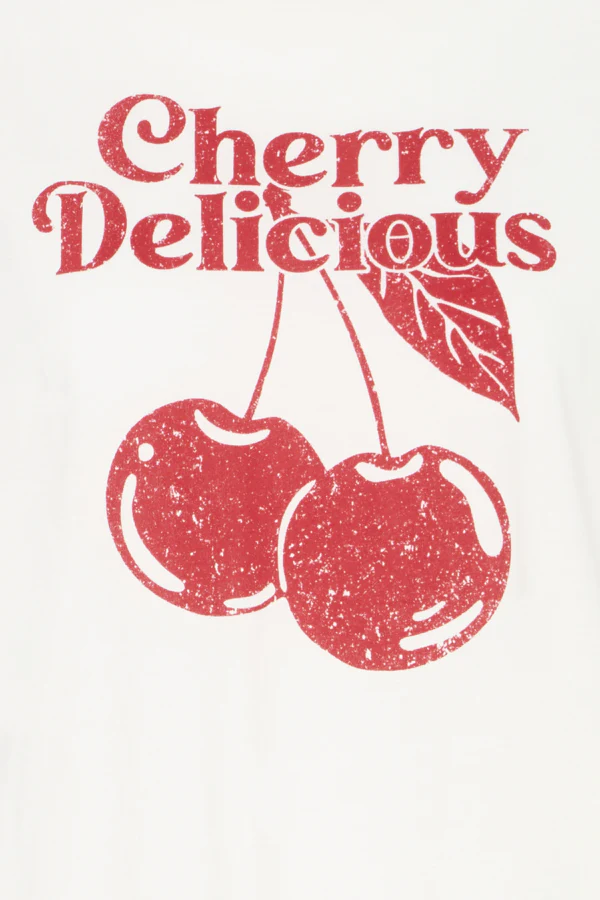 Sobbe Print Tshirt Cherry Delicious - B.Young - Image 4