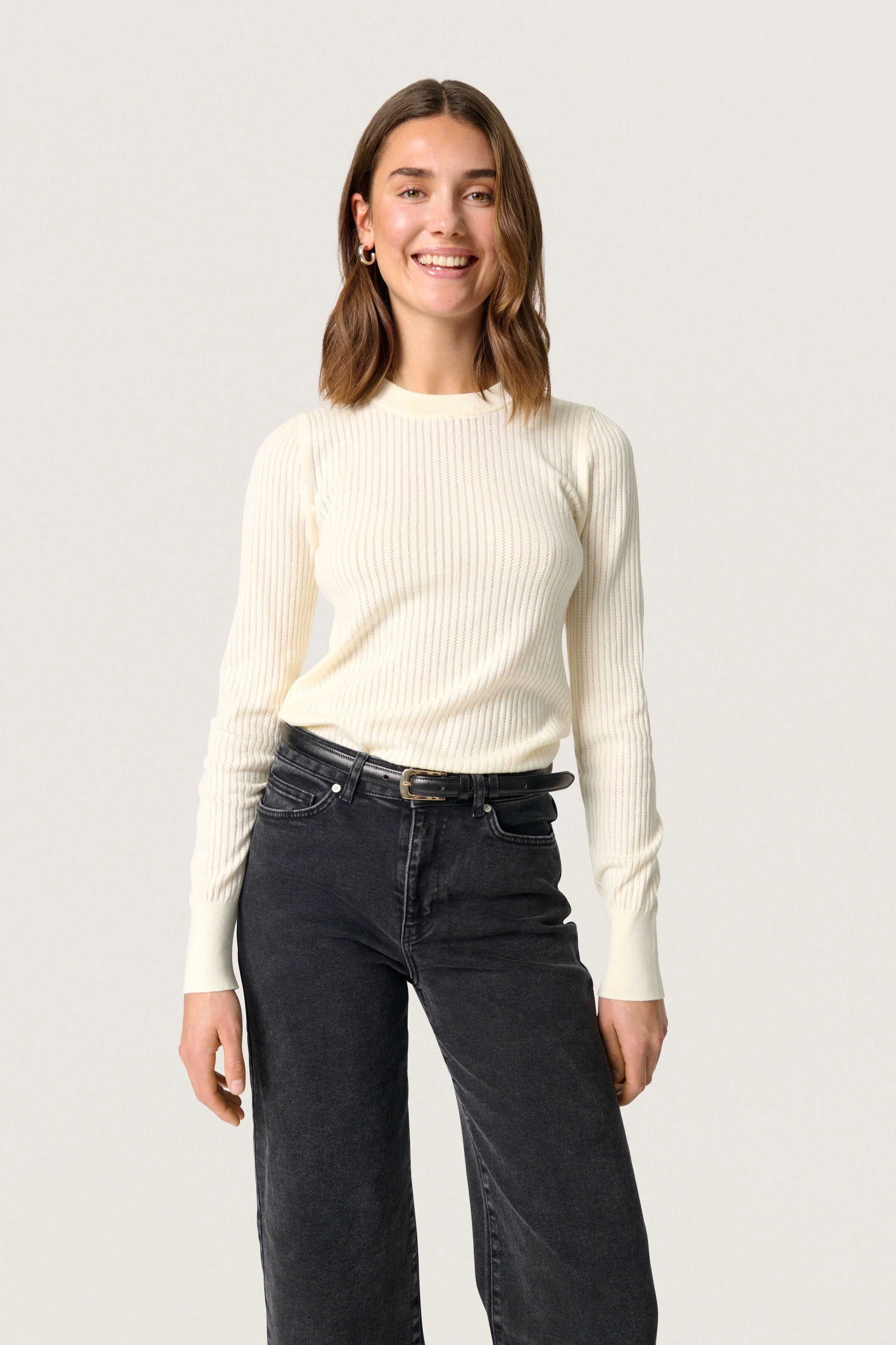 Spina Pullover Ls Whisper White - Soaked - Image 3