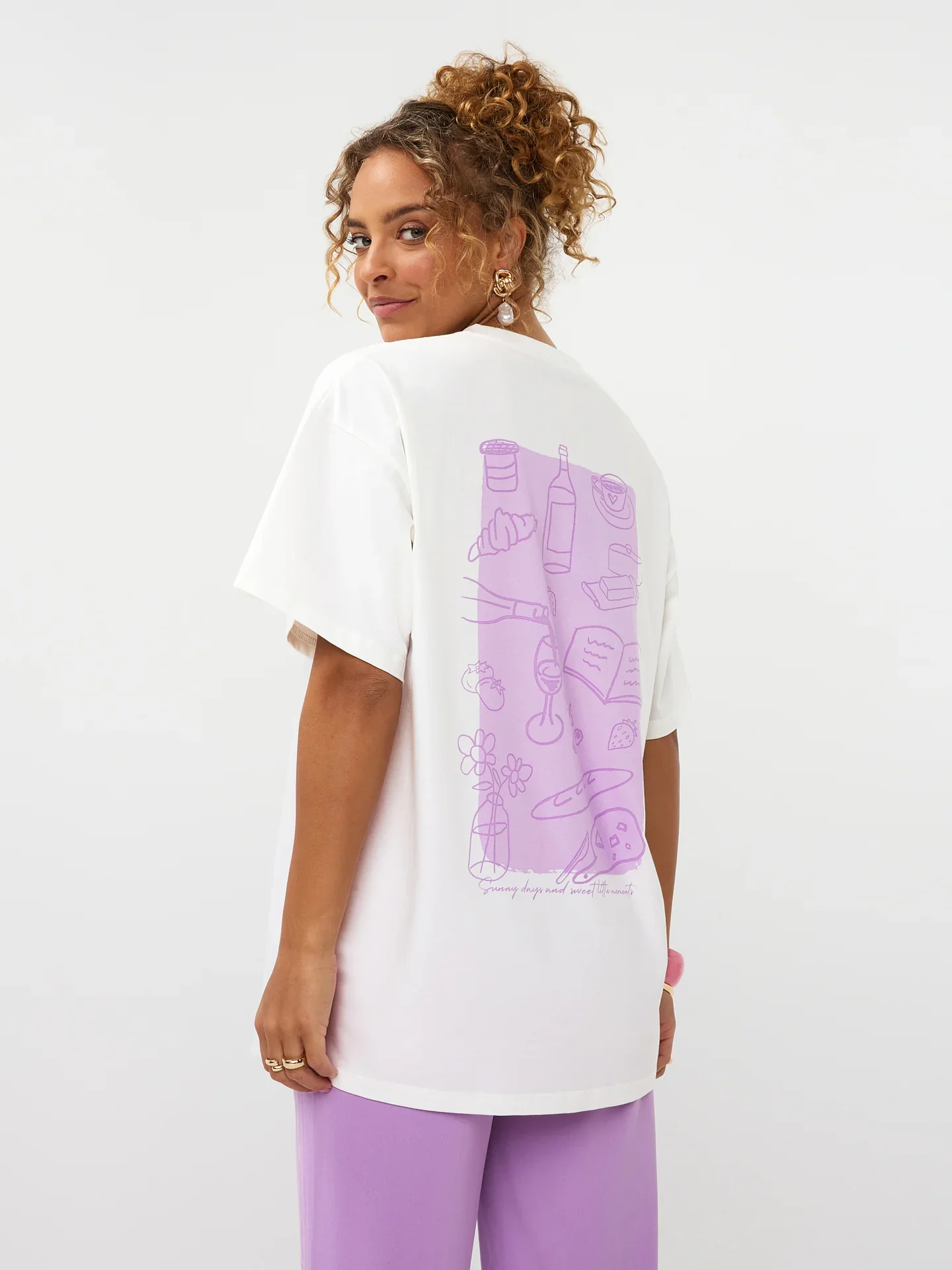 T-Shirt Picknick Off-White - Ydence - Image 3