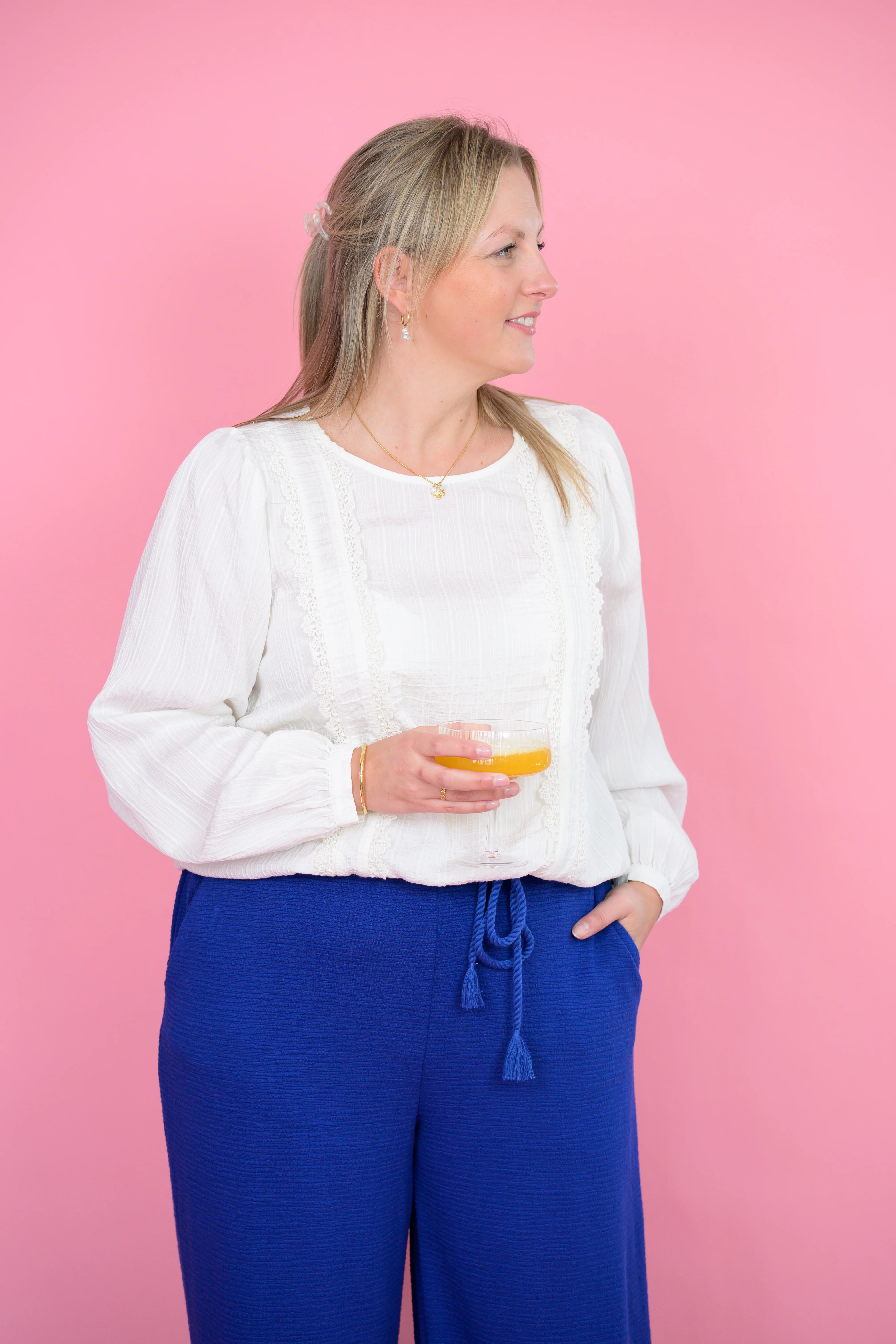 Kate Lumina Pants Sodalite Blue - Ichi - Image 2