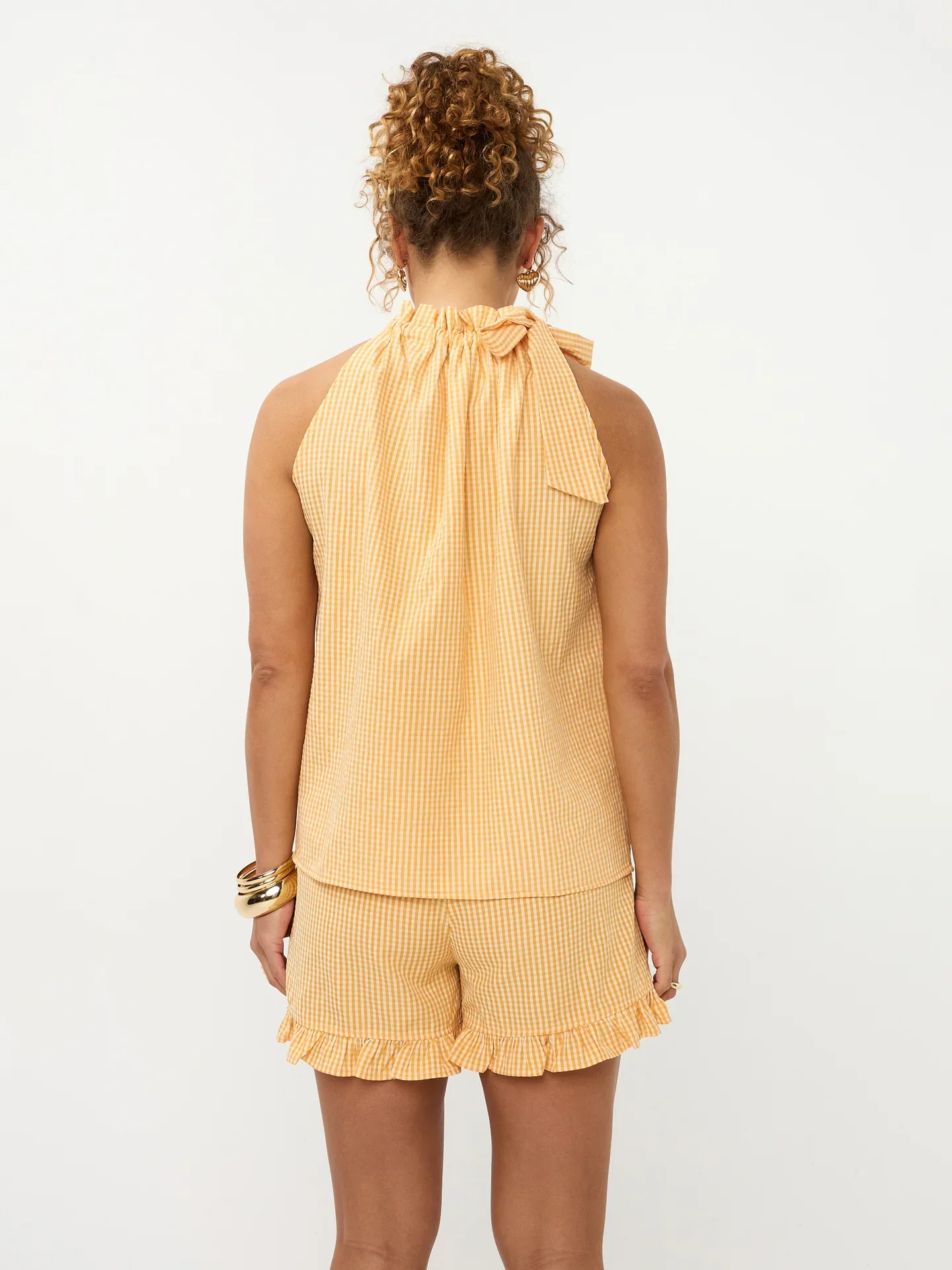Top Kaylee Yellow Check - Ydence - Image 3