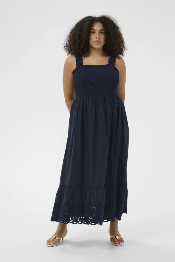 Trudi Dress Midnight Marine - Kaffe Curve - Image 4