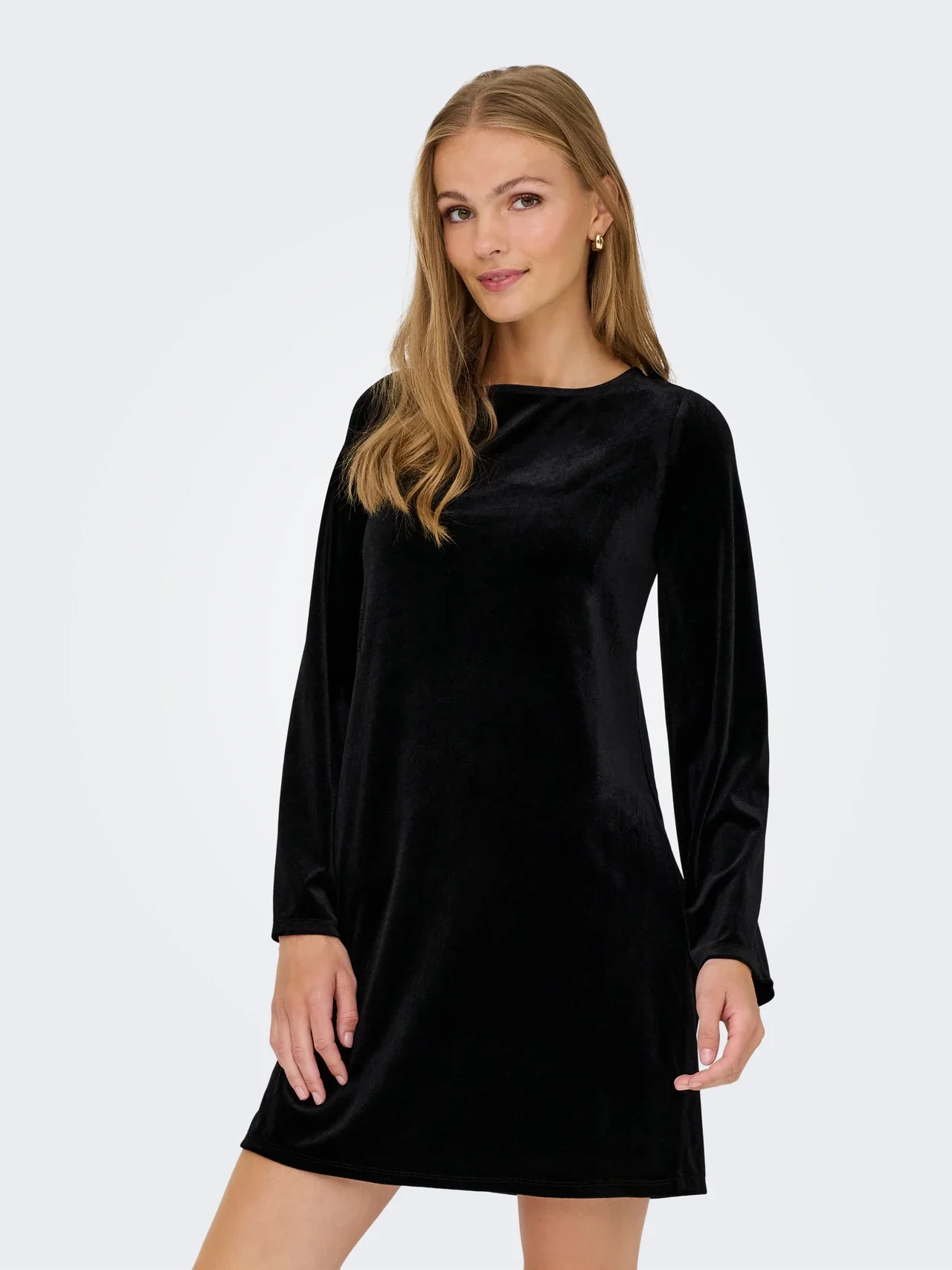 Victory Velvet Bow Dress Black - JDY - Image 5