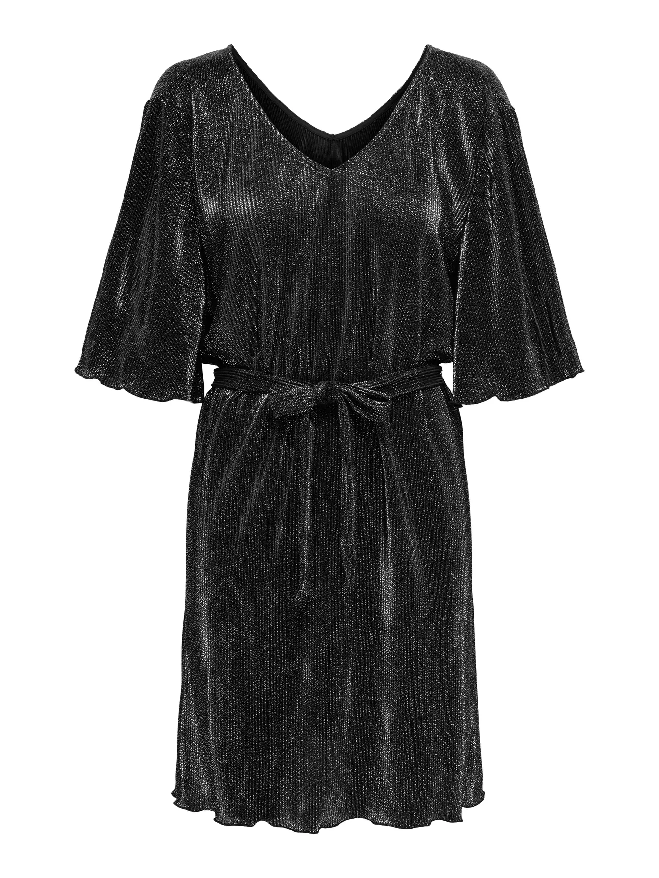Vilma Short Dress Black/Silver - JDY - Image 3